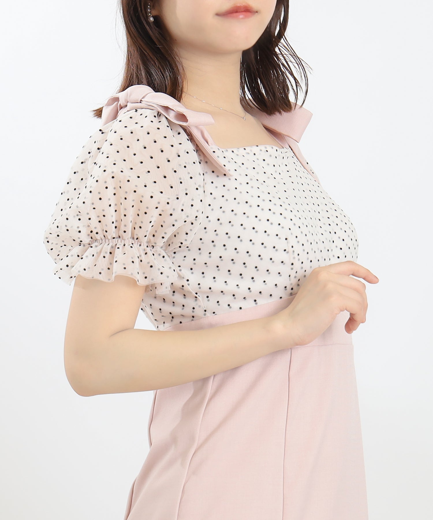 ピンク model:156 着用サイズ:M