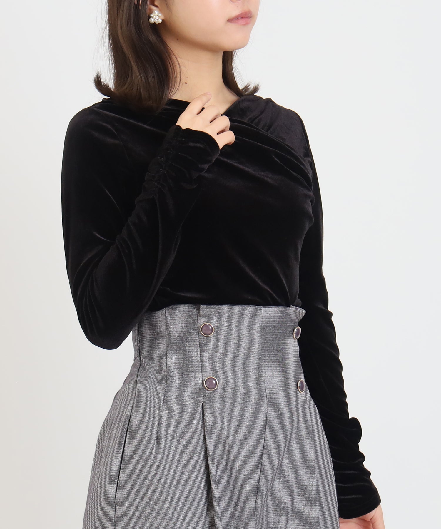 ブラック model:156 着用サイズ:M