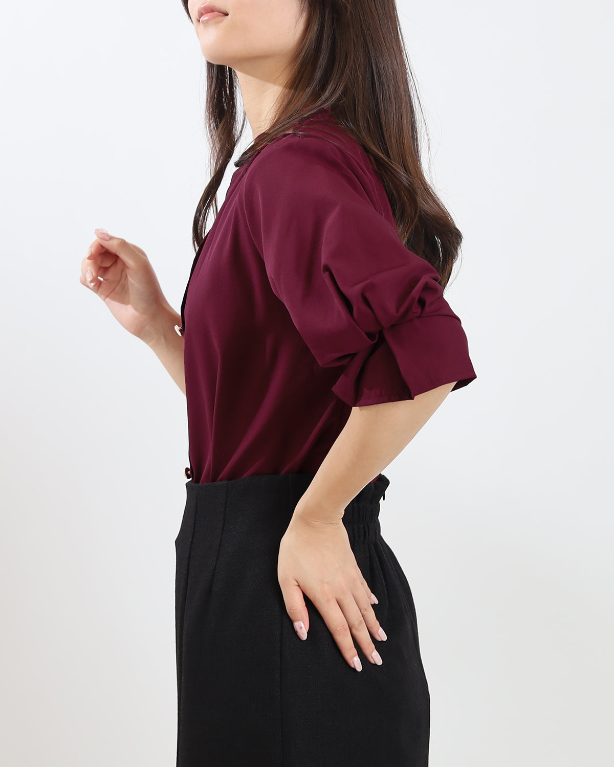 ワイン model:160cm 着用サイズ:M