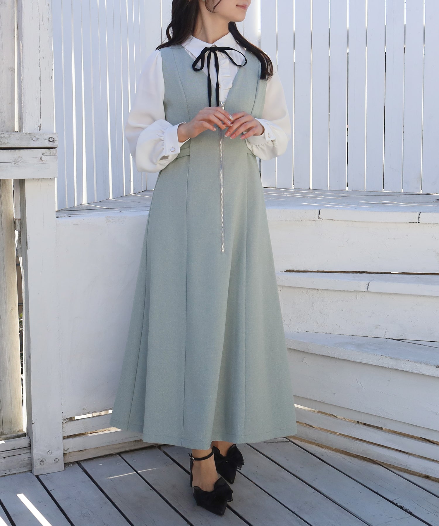 ミント model:160cm 着用サイズ:M