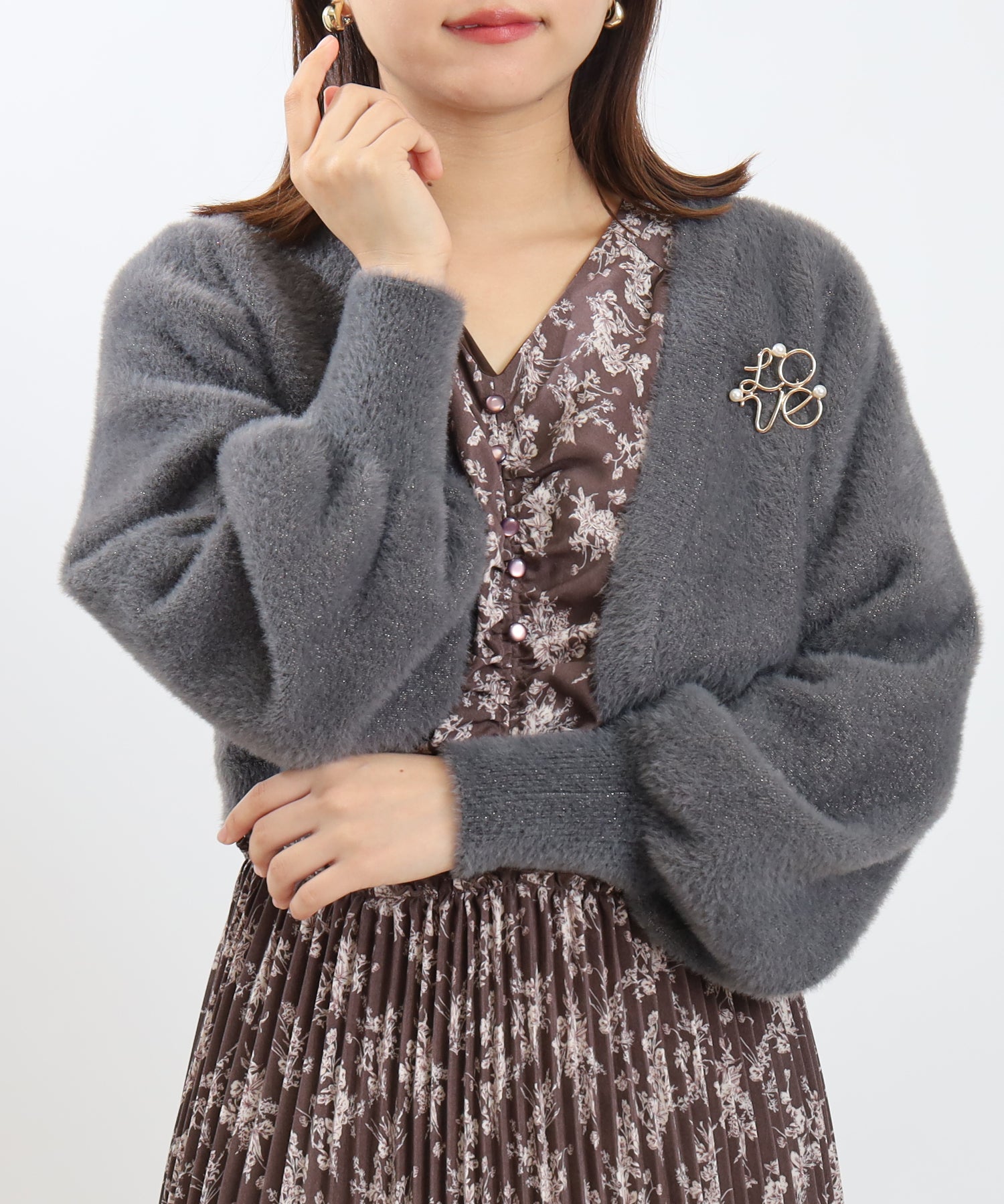 チャコール model:156 着用サイズ:M