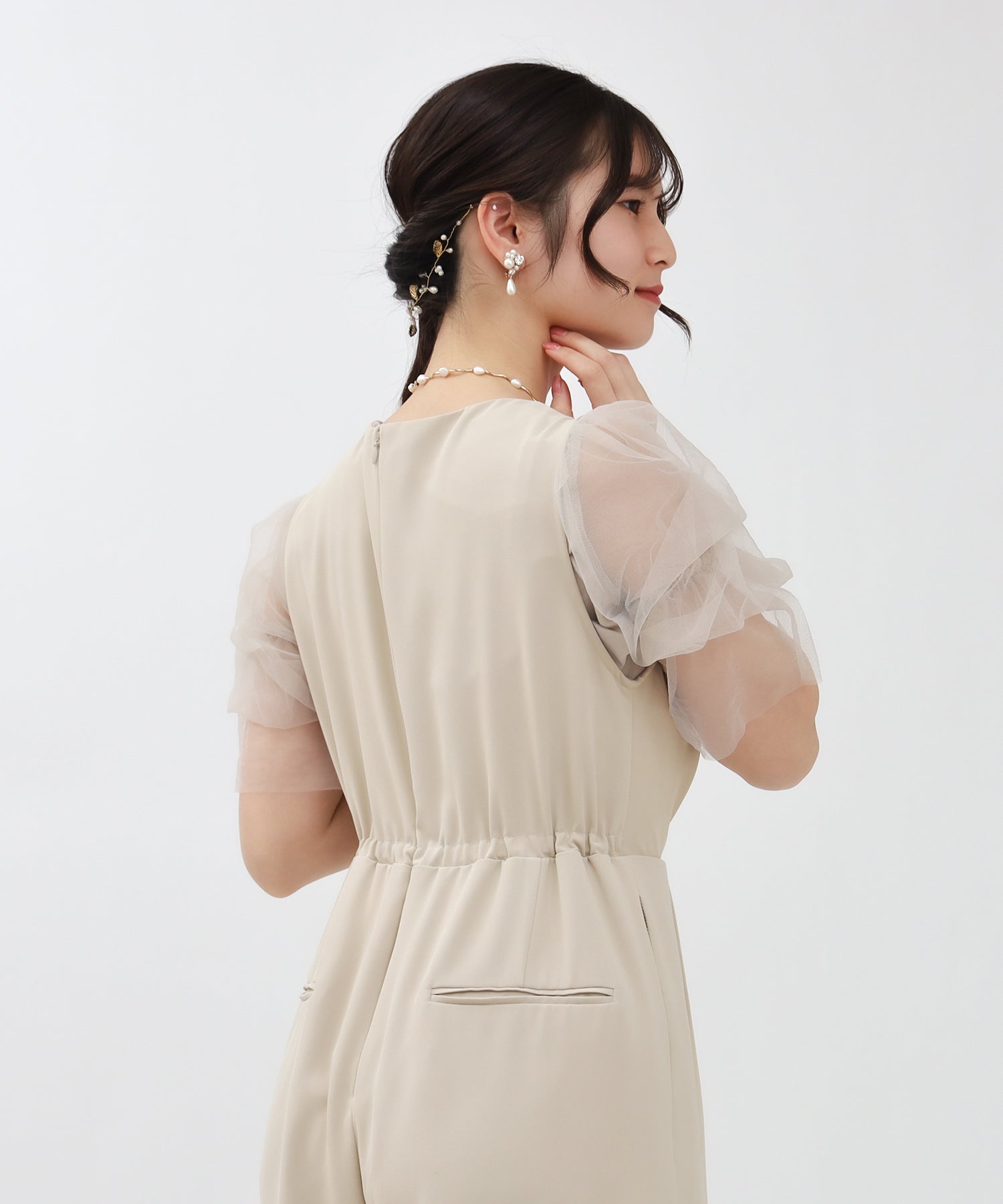 ベージュ model:160㎝ 着用サイズ:M