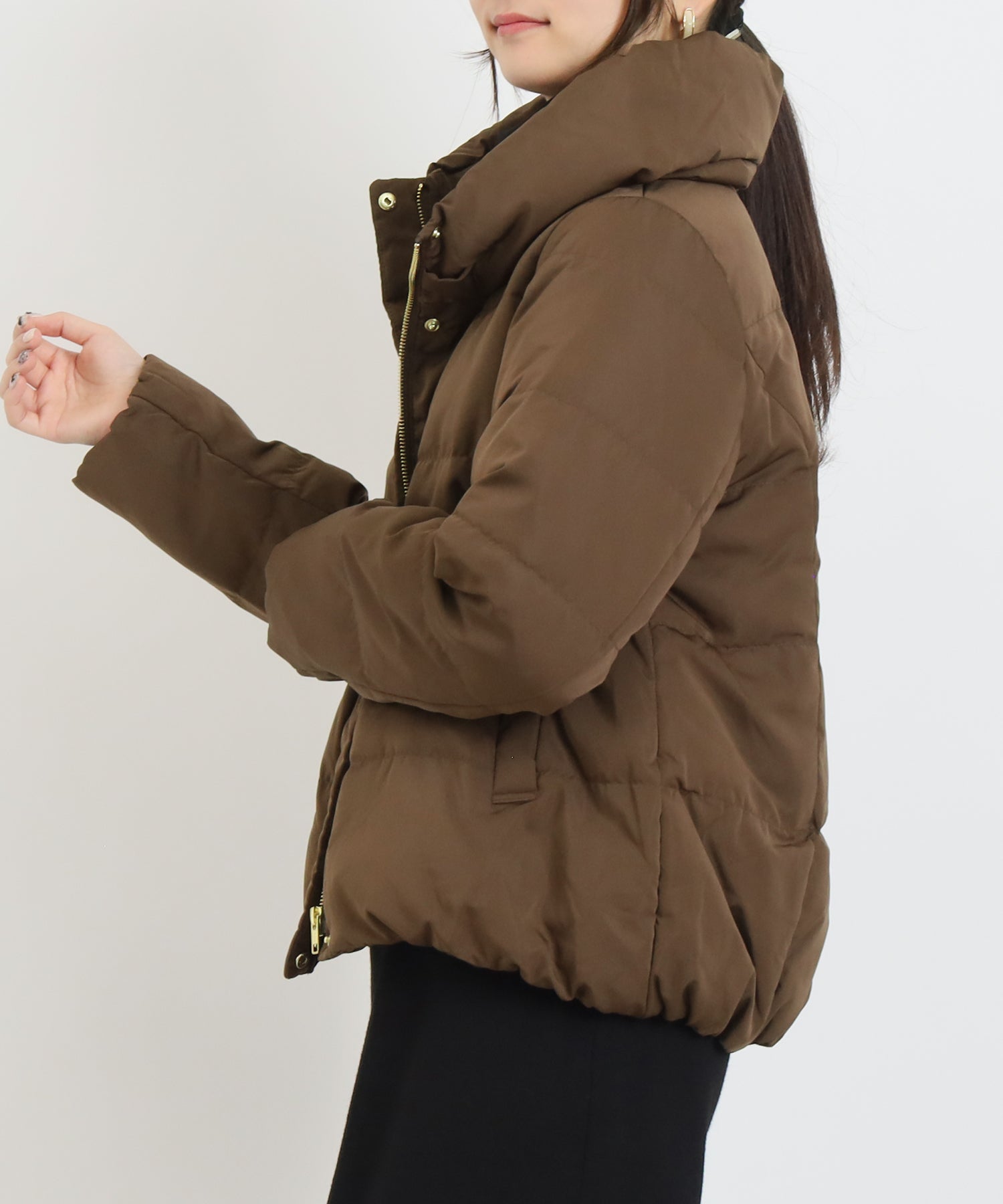 ブラウン model:160 着用サイズ:M