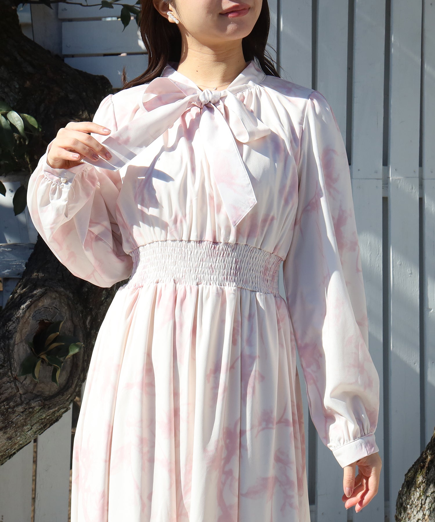 ピンク model:156 着用サイズ:M
