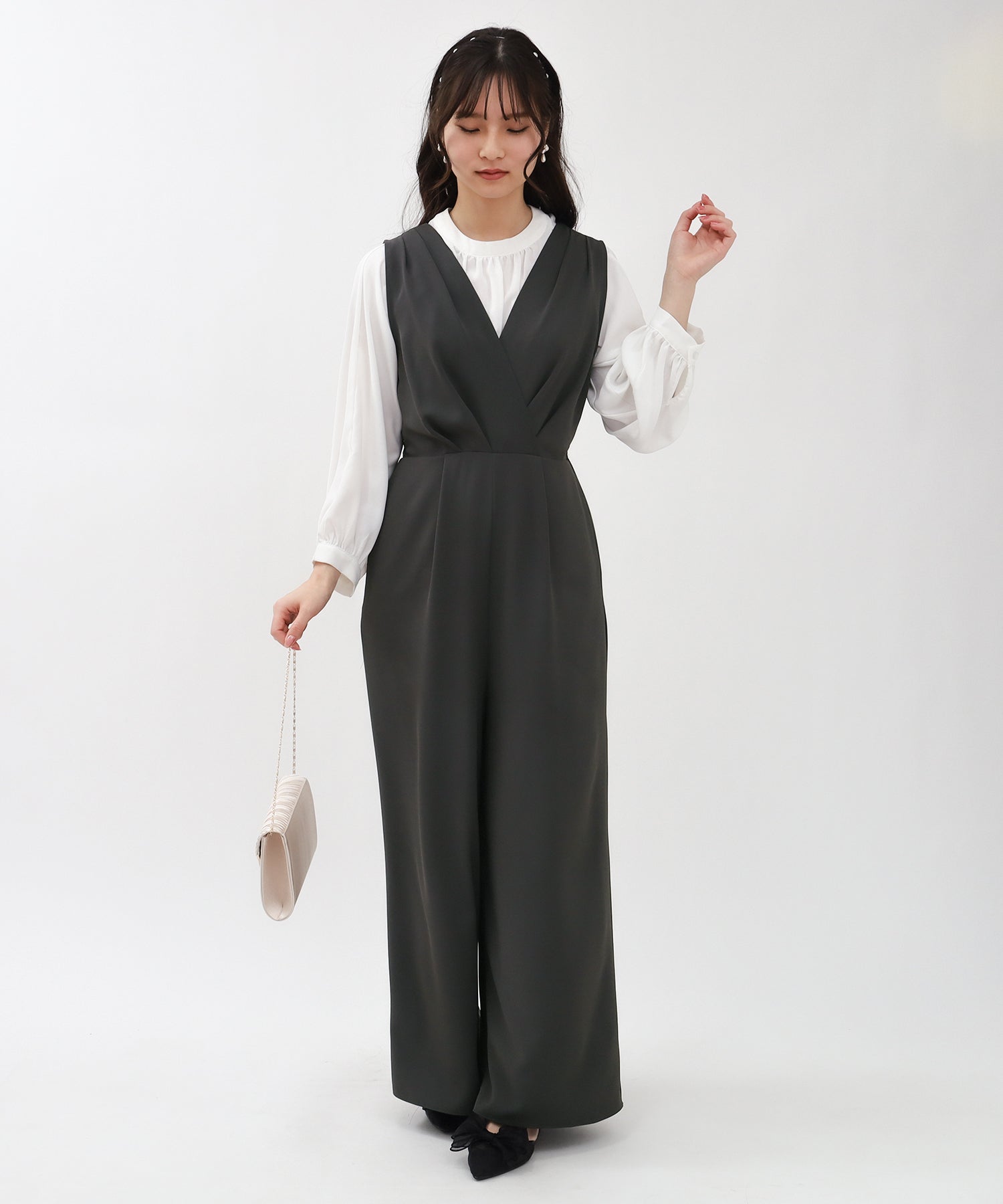 チャコール model:160㎝ 着用サイズ:M