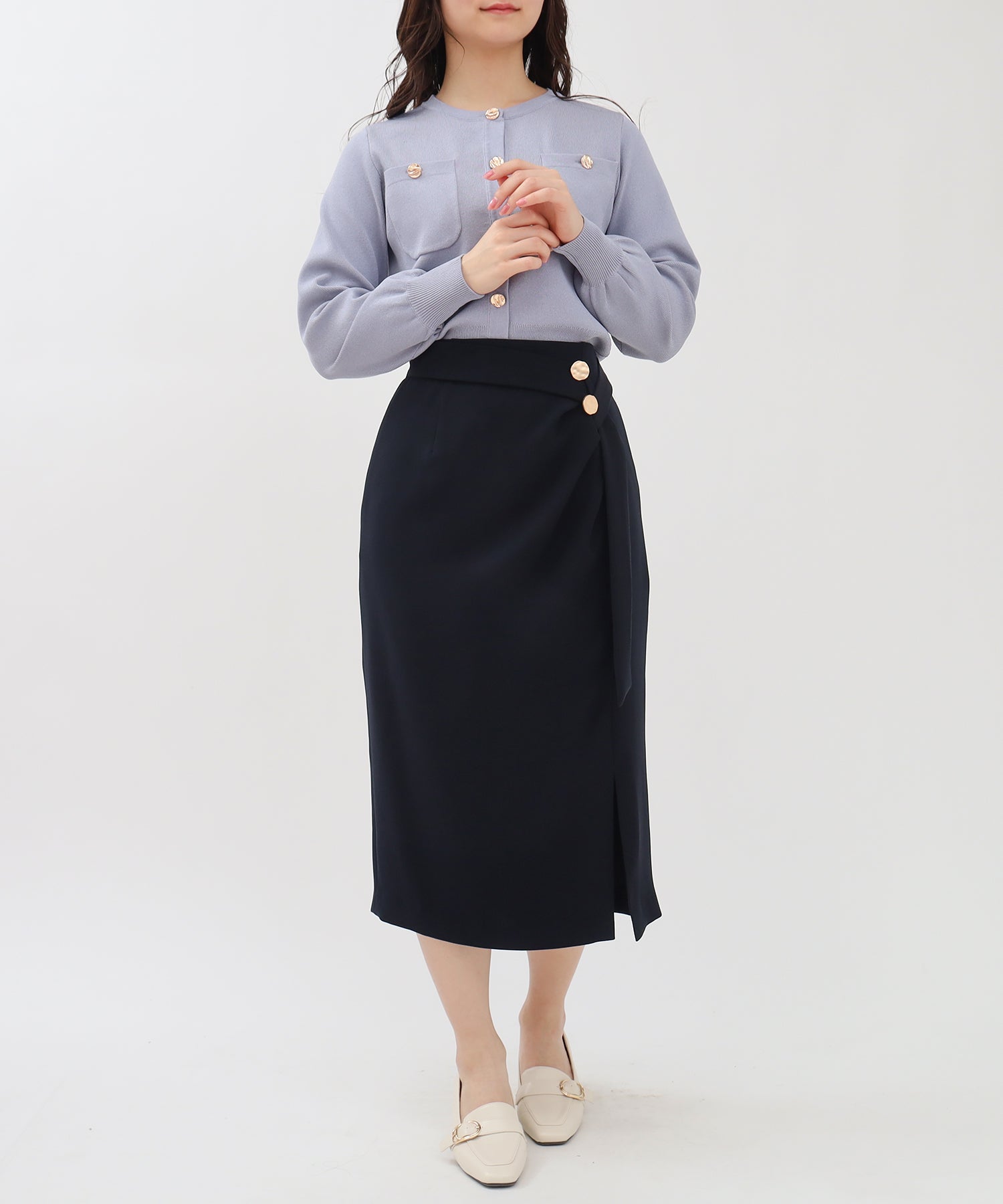 ネイビー model:160㎝ 着用サイズ:S