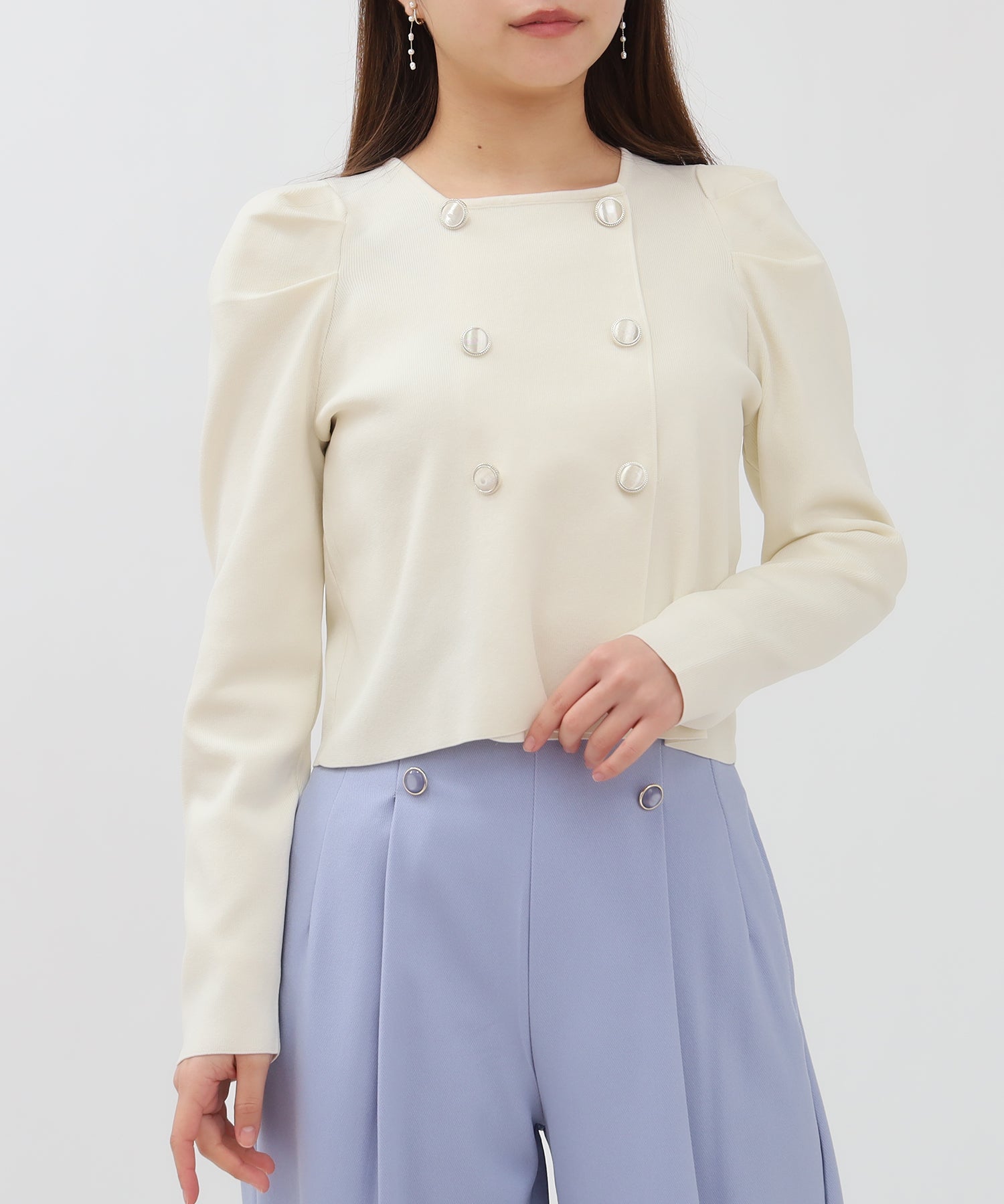 ホワイト model:156 着用サイズ:M