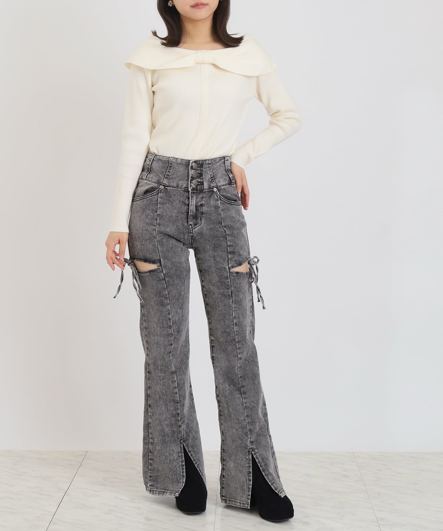 アイボリー model:156 着用サイズ:M