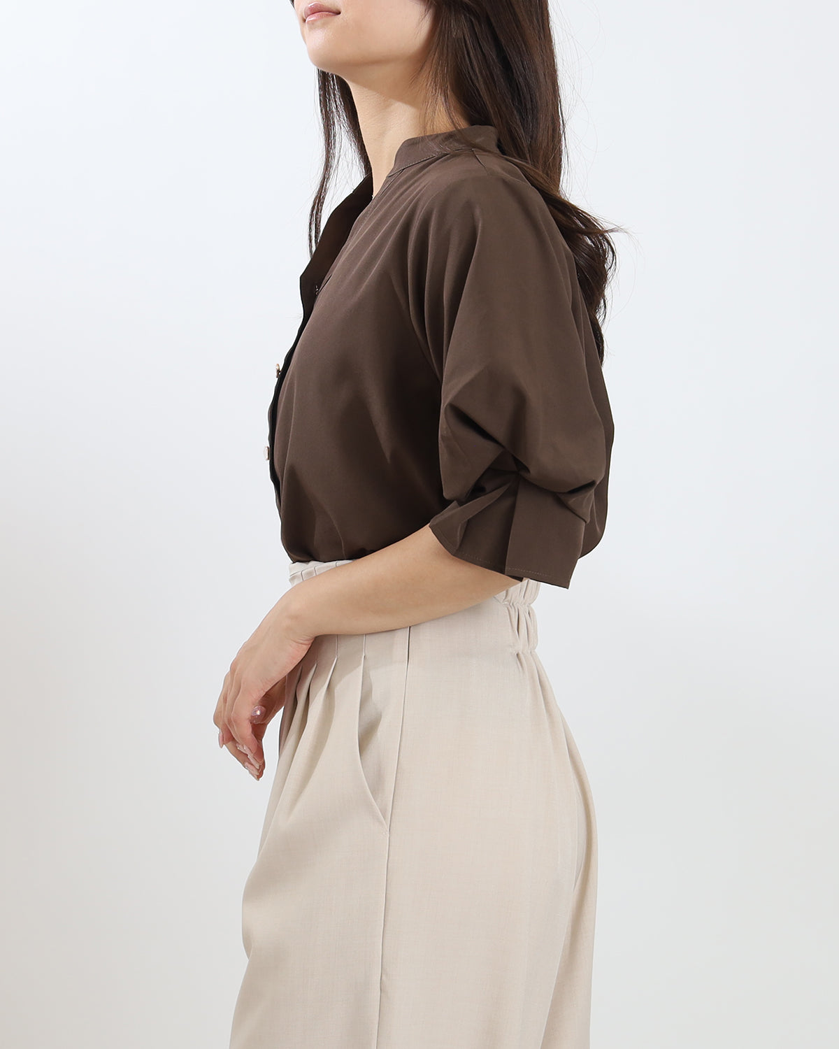 ブラウン model:160cm 着用サイズ:M