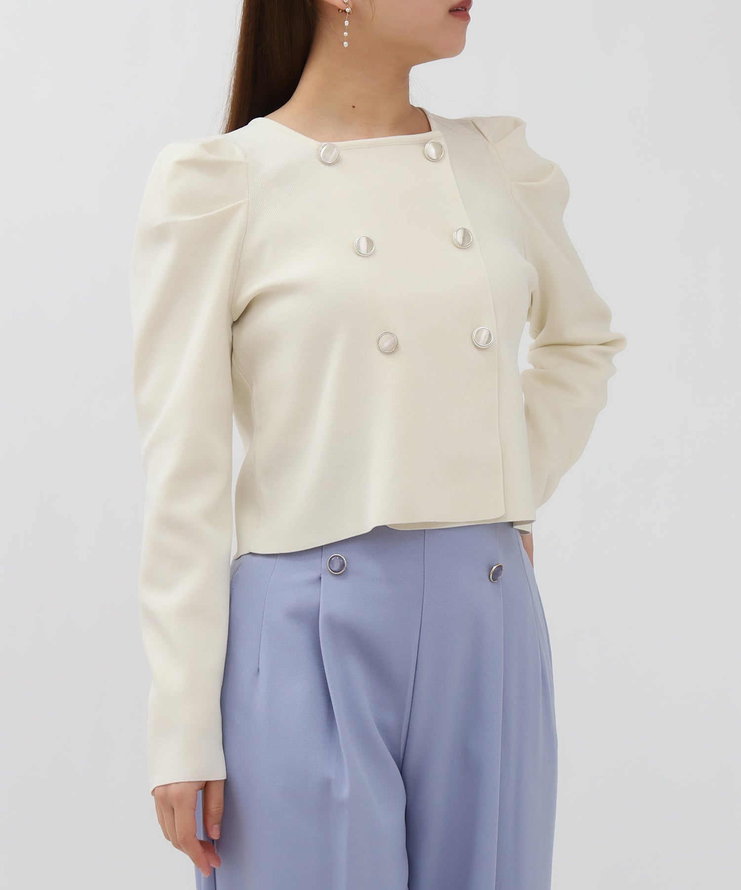 ホワイト model:156 着用サイズ:M