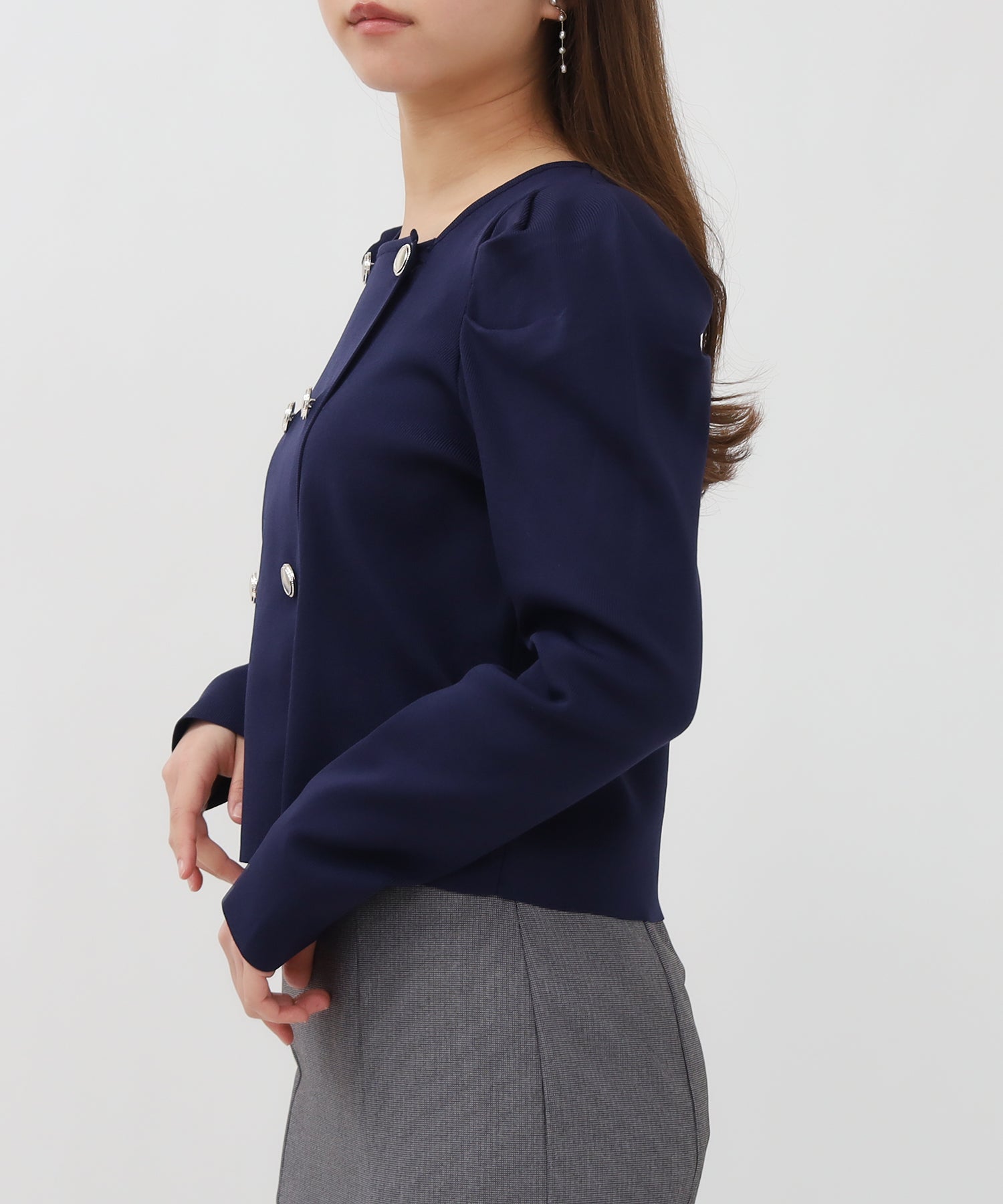 ネイビー model:156 着用サイズ:M