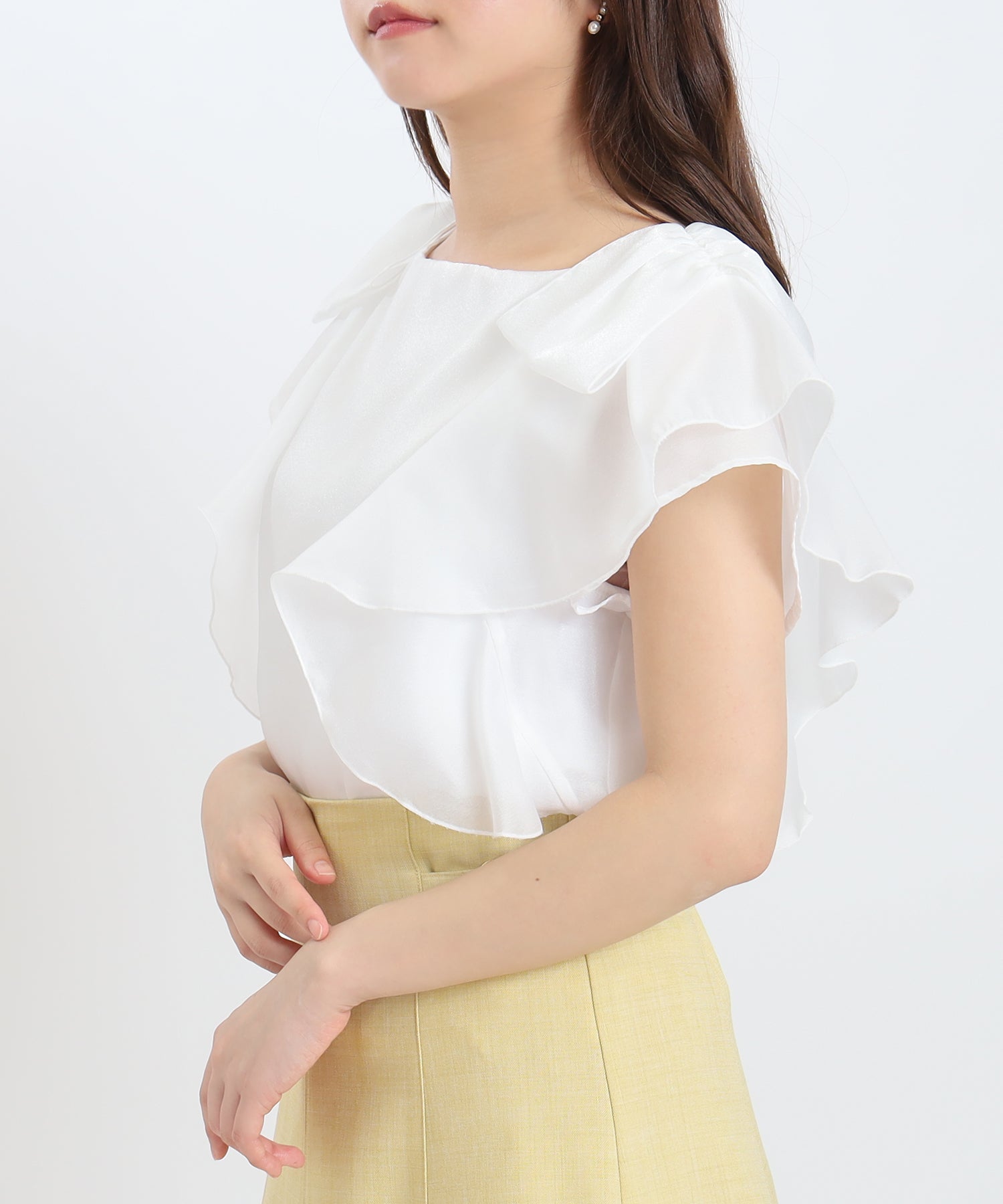 ホワイト model:156 着用サイズ:M