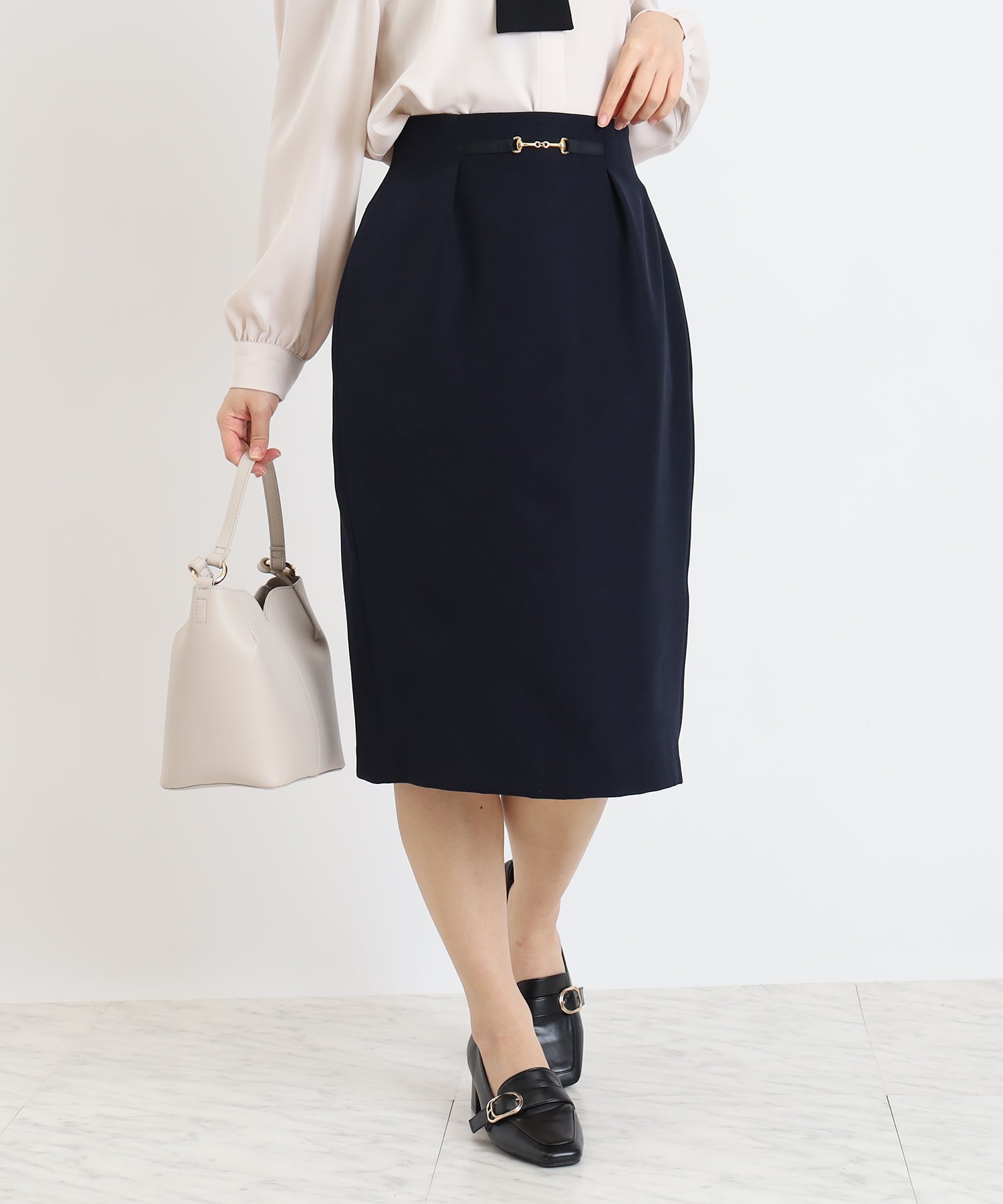 ネイビー model:156cm 着用サイズ:M