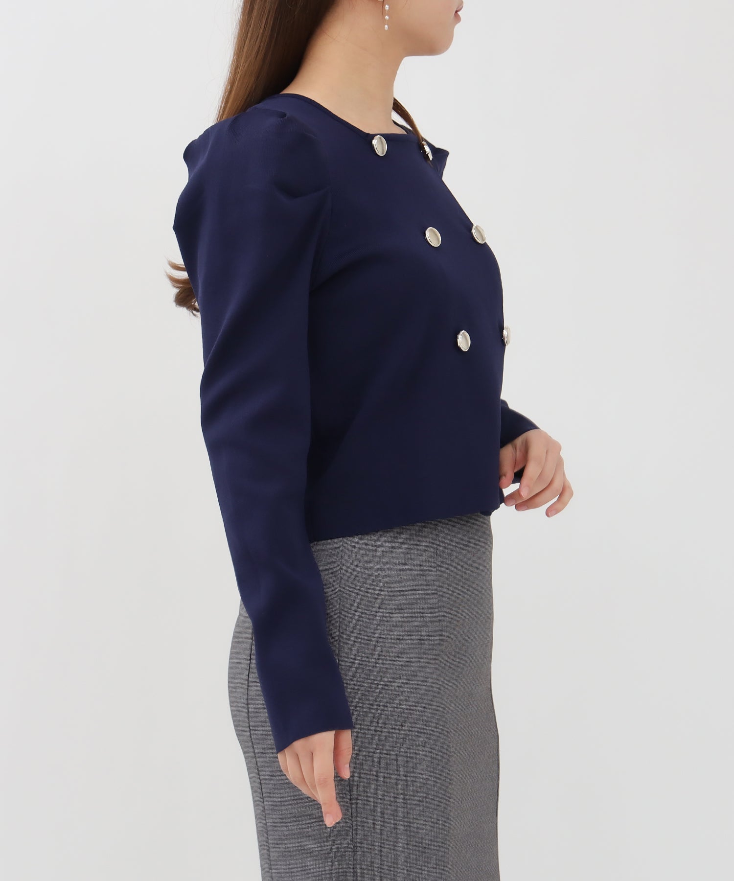 ネイビー model:156 着用サイズ:M