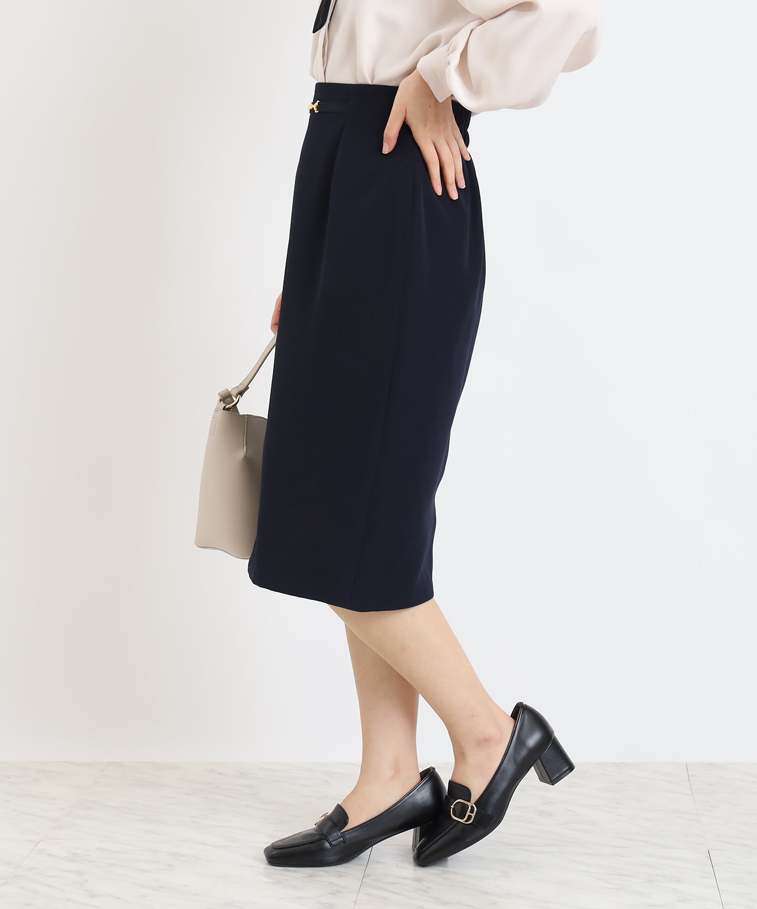 ネイビー model:156cm 着用サイズ:M