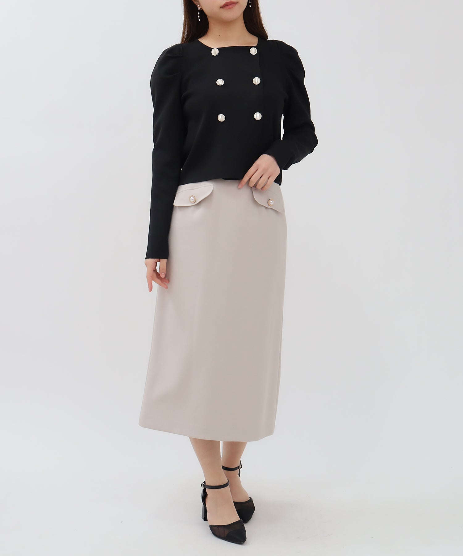 ブラック model:156 着用サイズ:M