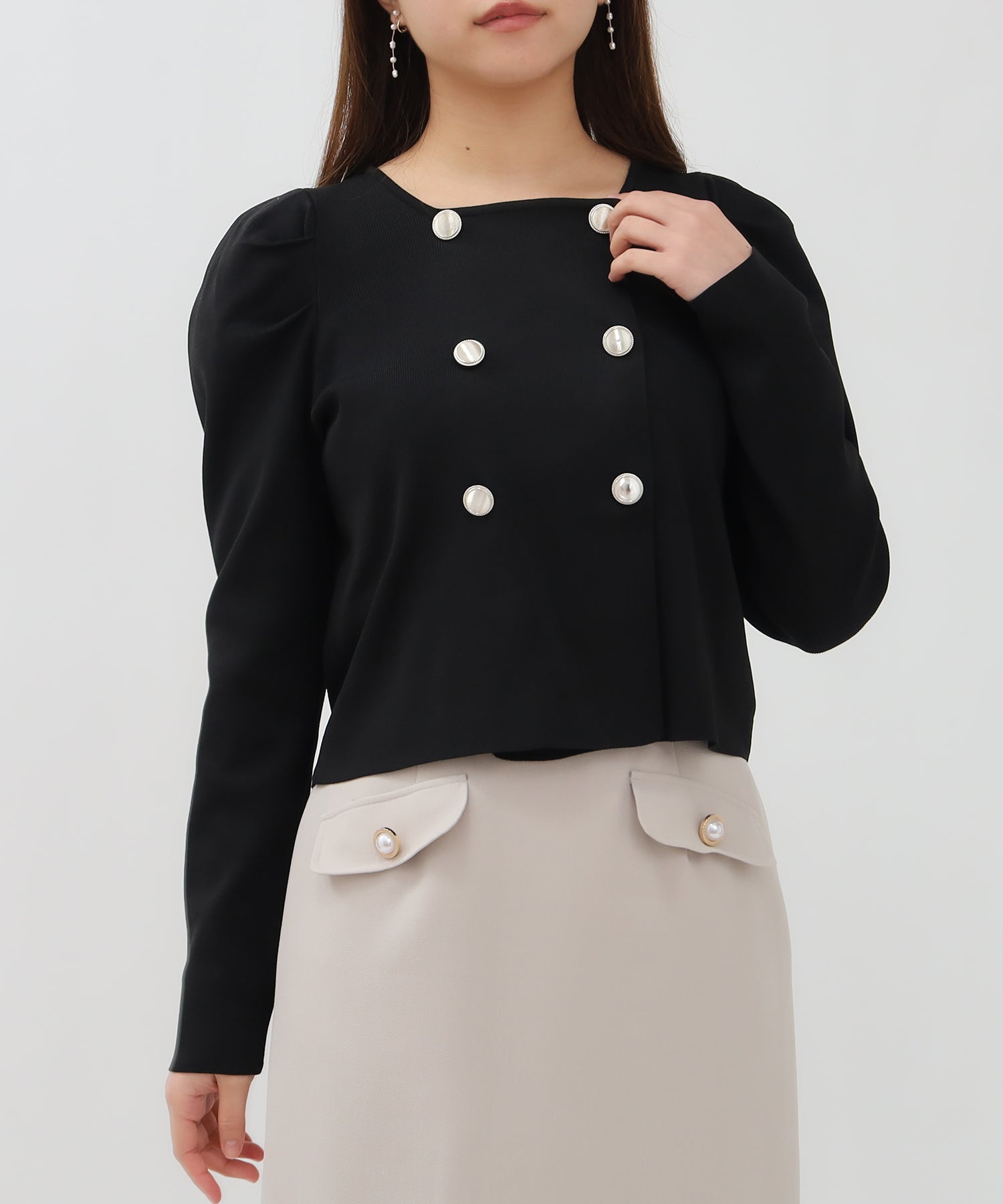 ブラック model:156 着用サイズ:M