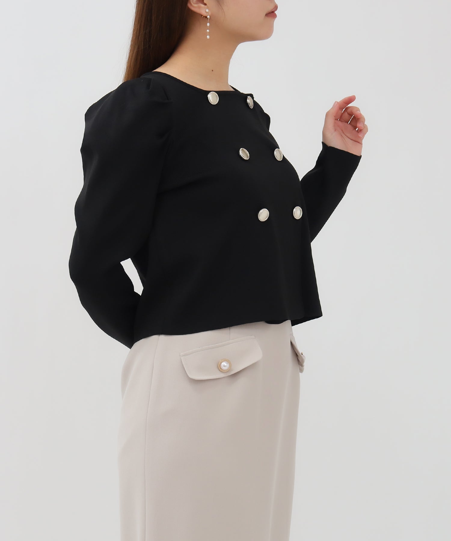 ブラック model:156 着用サイズ:M