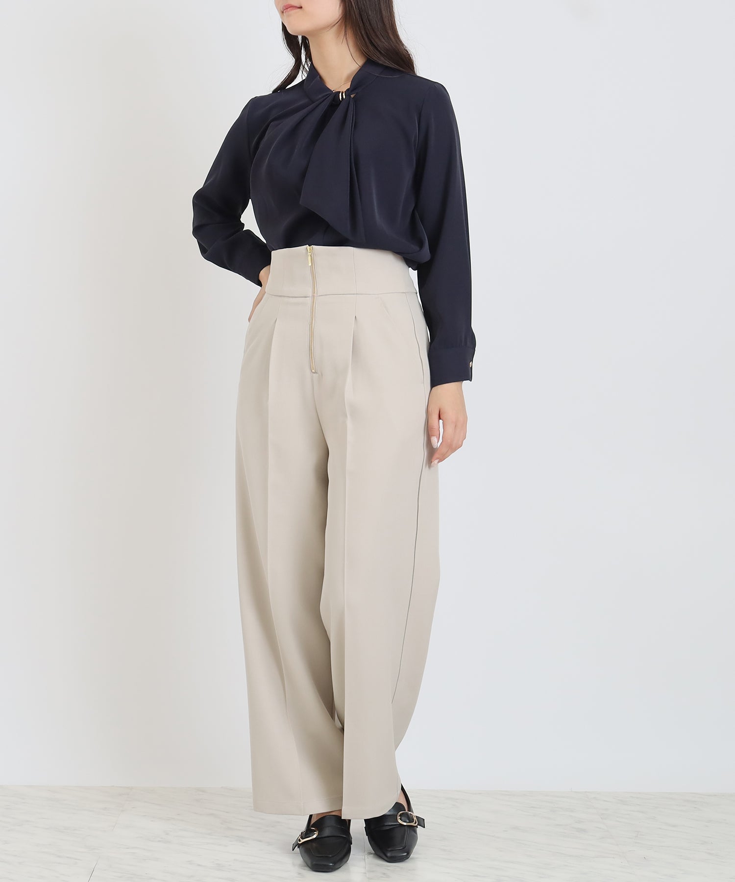 ネイビー model:160cm 着用サイズ:M