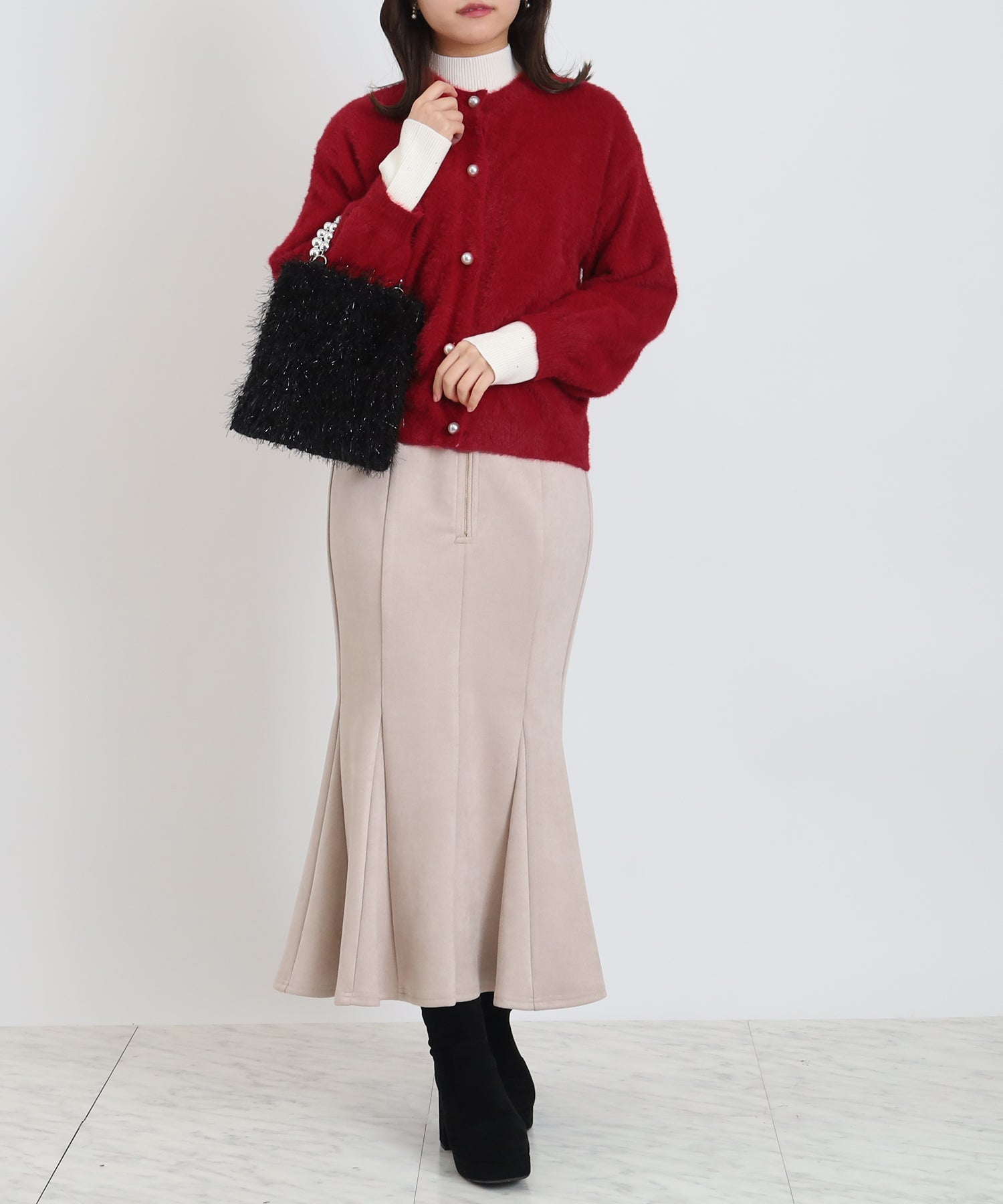 レッド model:156cm 着用サイズ:M