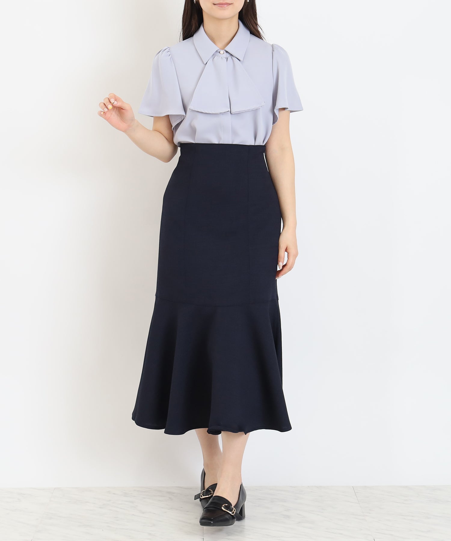 ダスティブルー model:160cm 着用サイズ:M