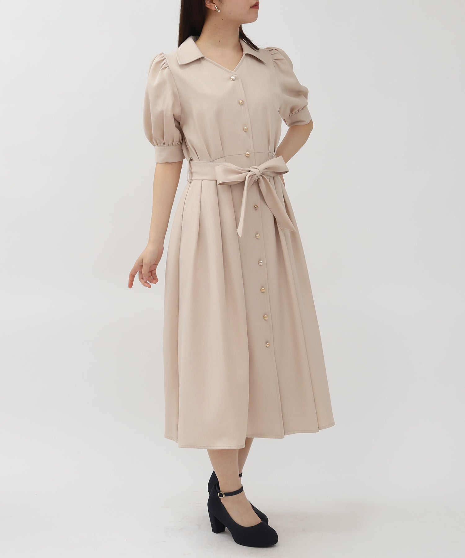 ベージュ model:156 着用サイズ:S