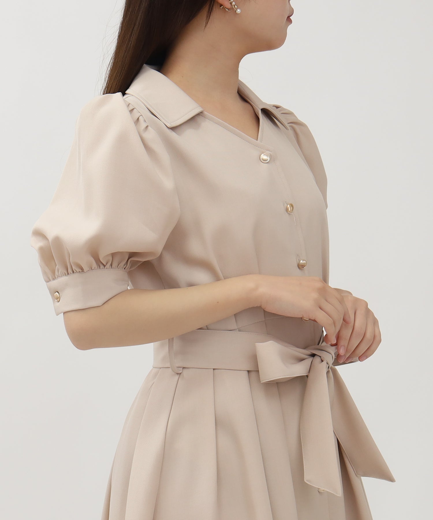 ベージュ model:156 着用サイズ:S