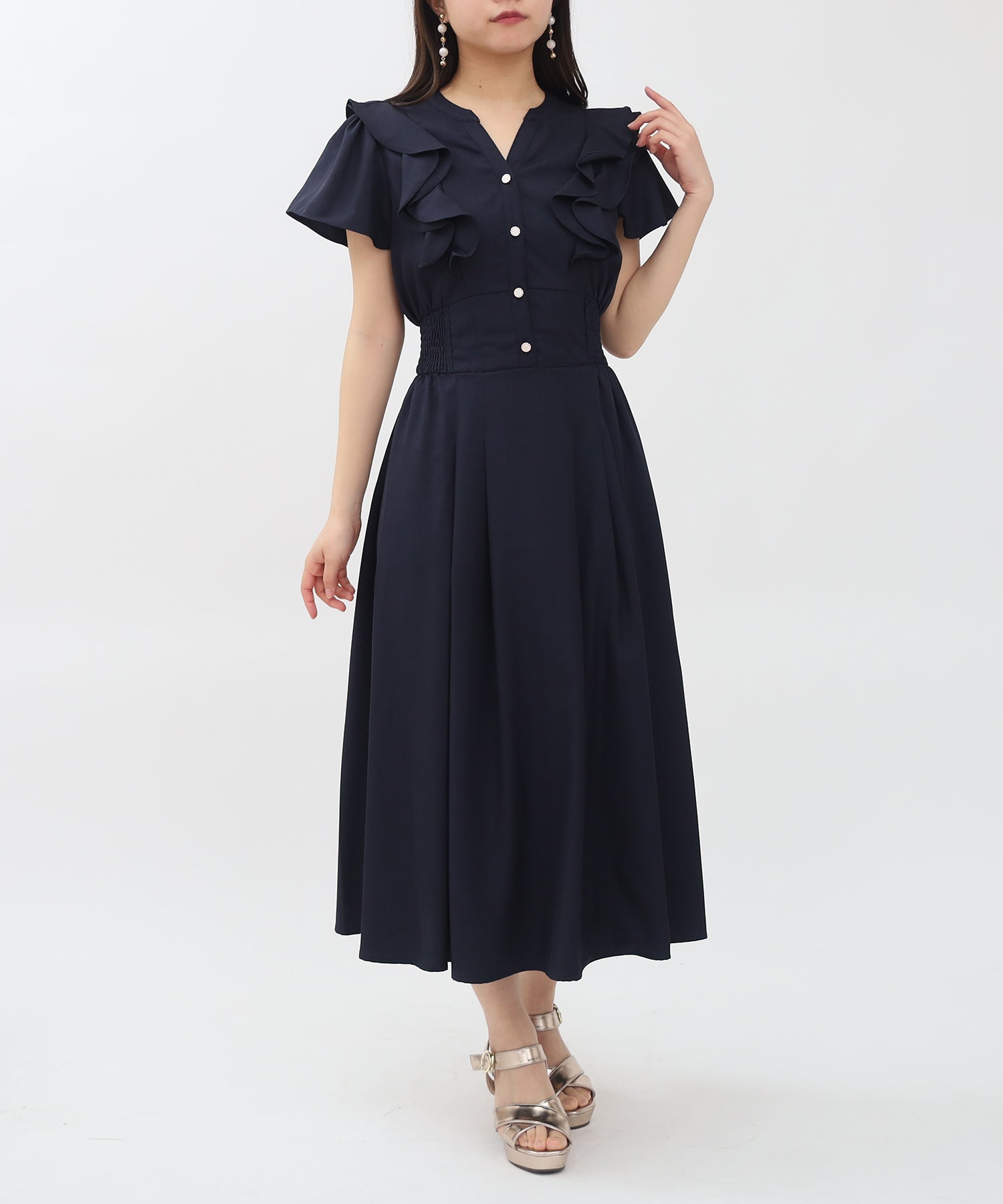 ネイビー model:156 着用サイズ:M