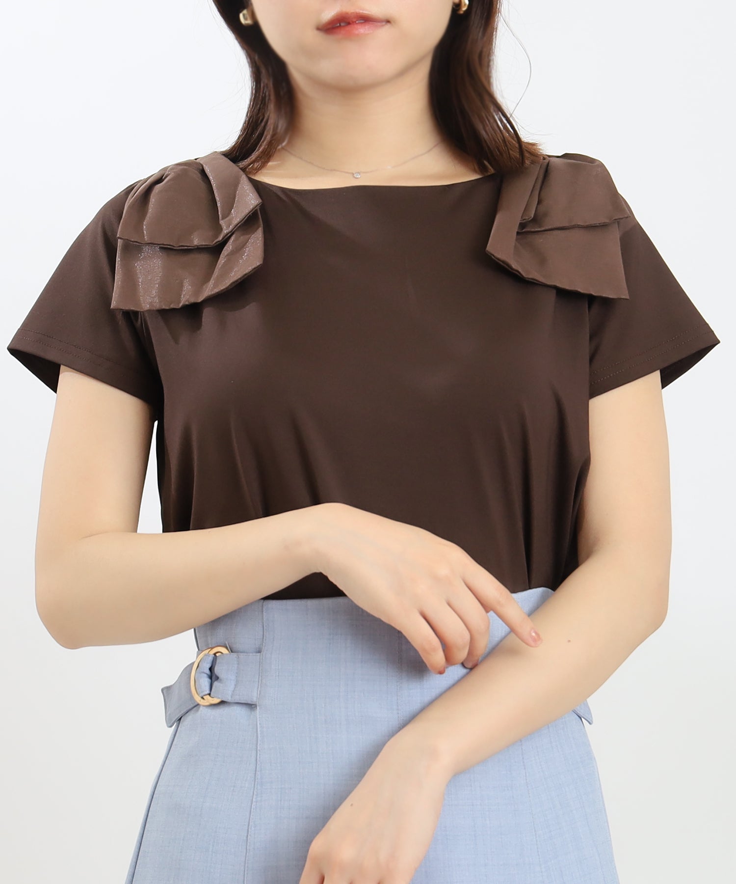 ブラウン model:156 着用サイズ:M