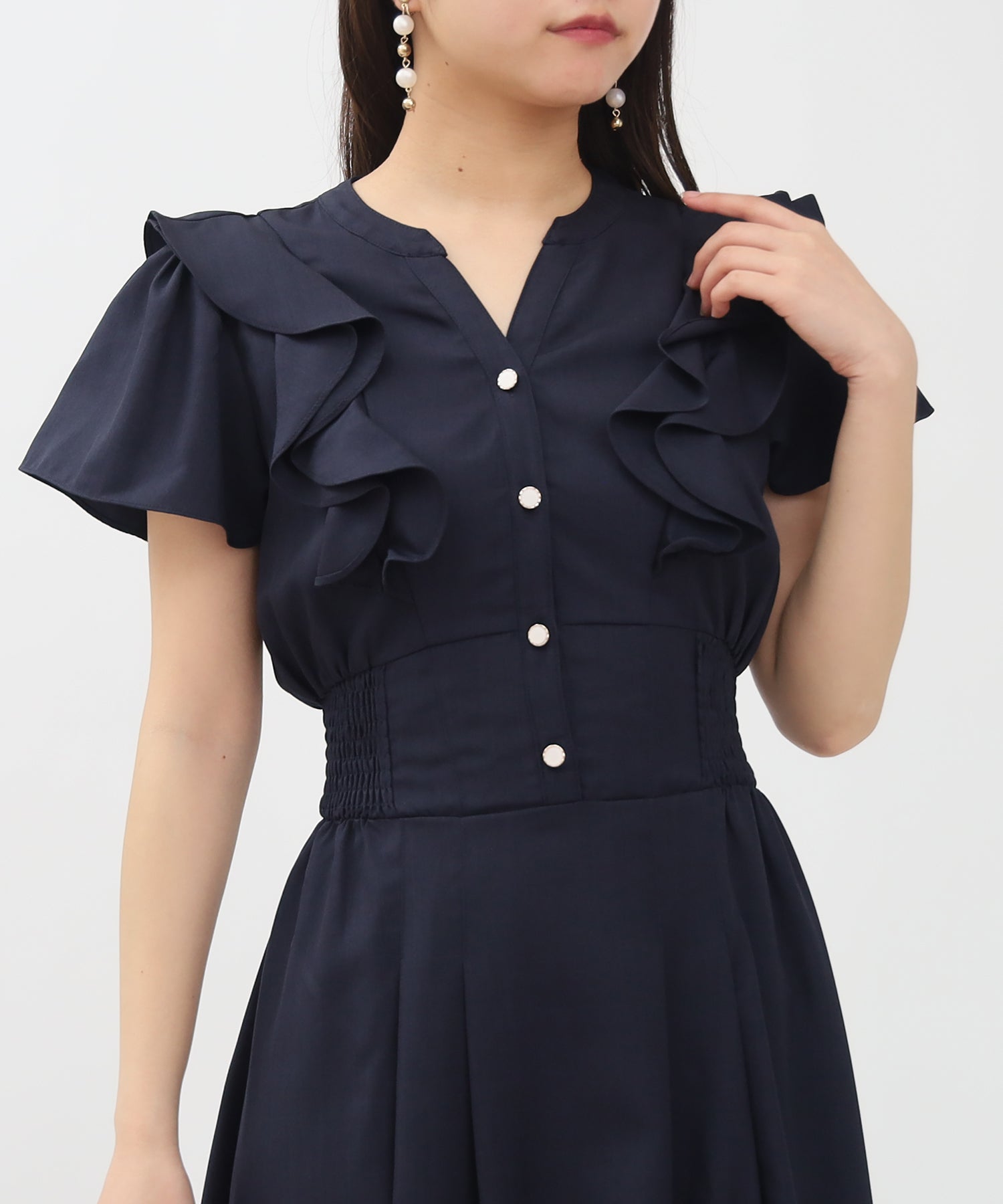 ネイビー model:156 着用サイズ:M