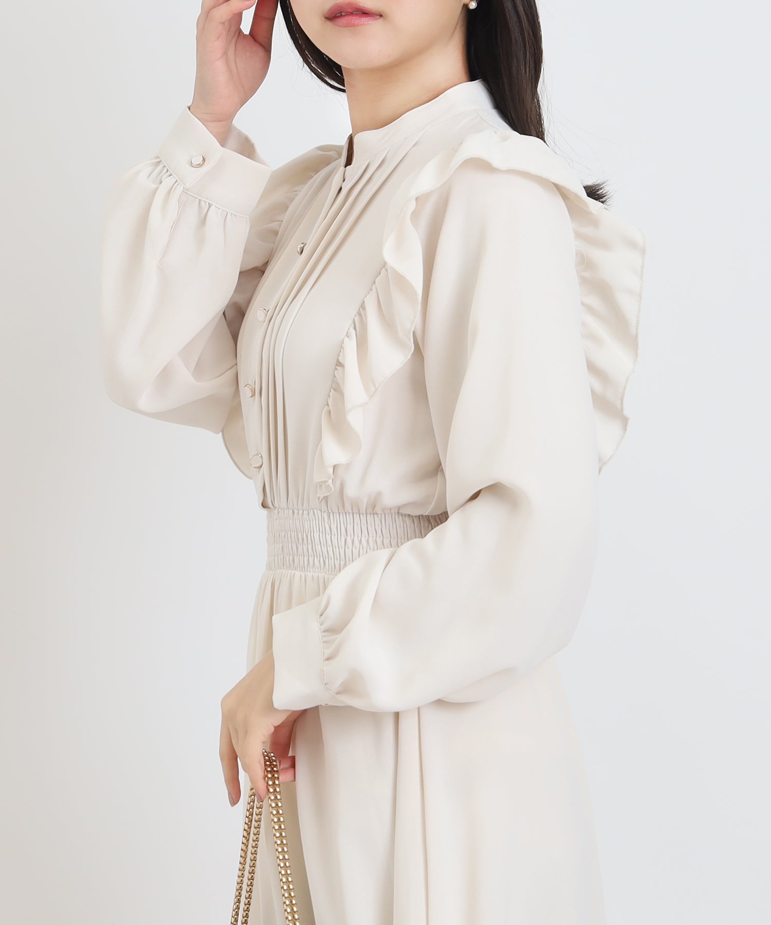 ホワイト model:156 着用サイズ:M