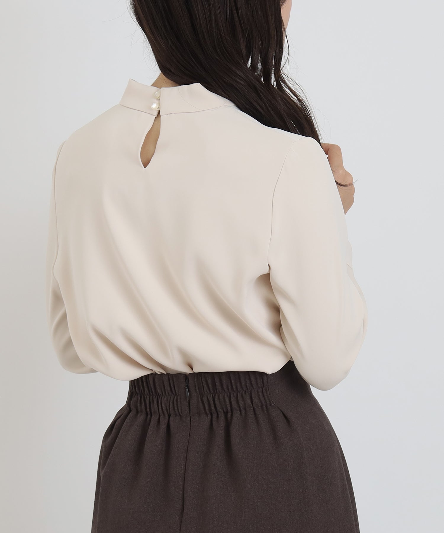 ベージュ model:160cm 着用サイズ:M