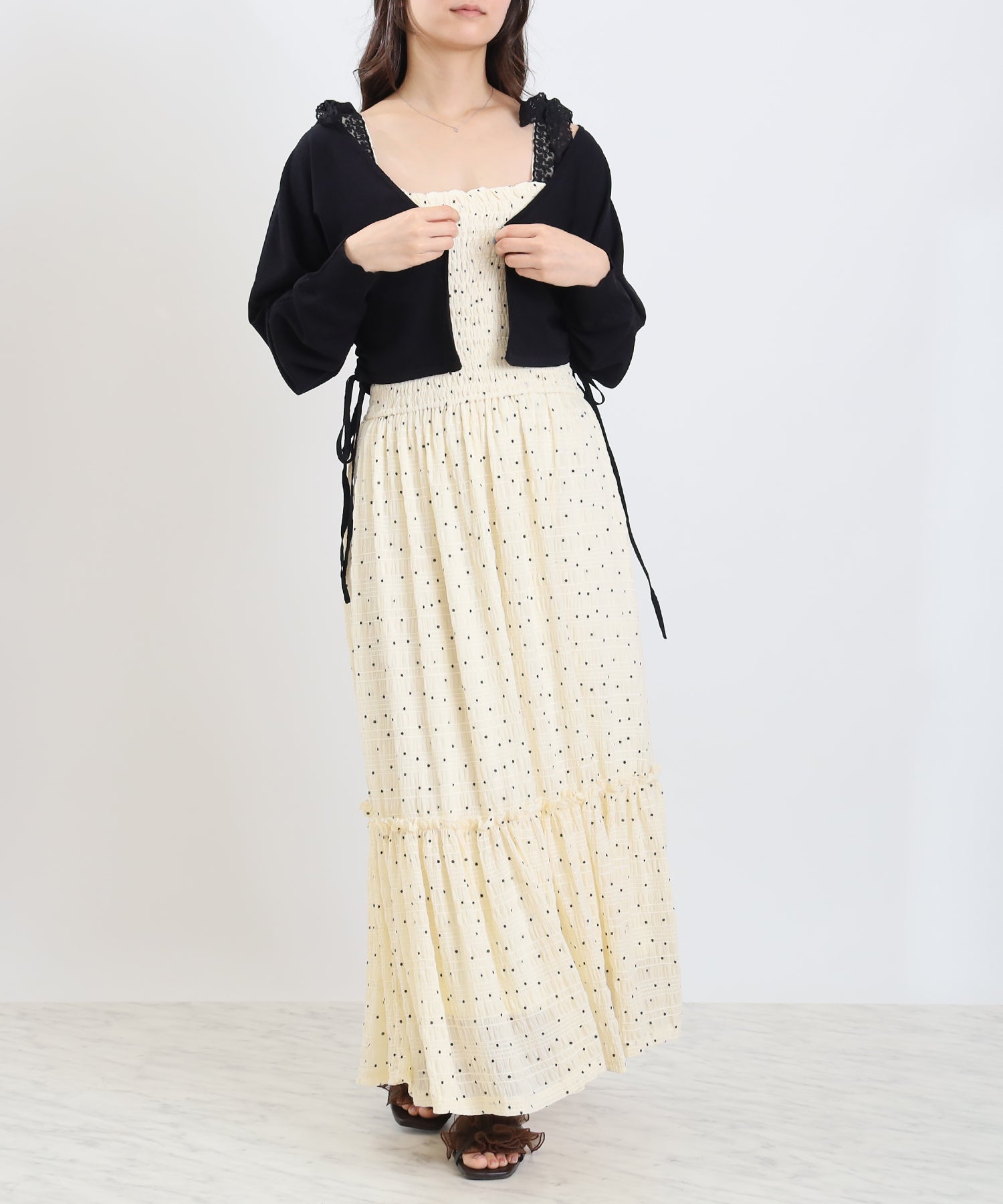 ブラック model:160cm 着用サイズ:M