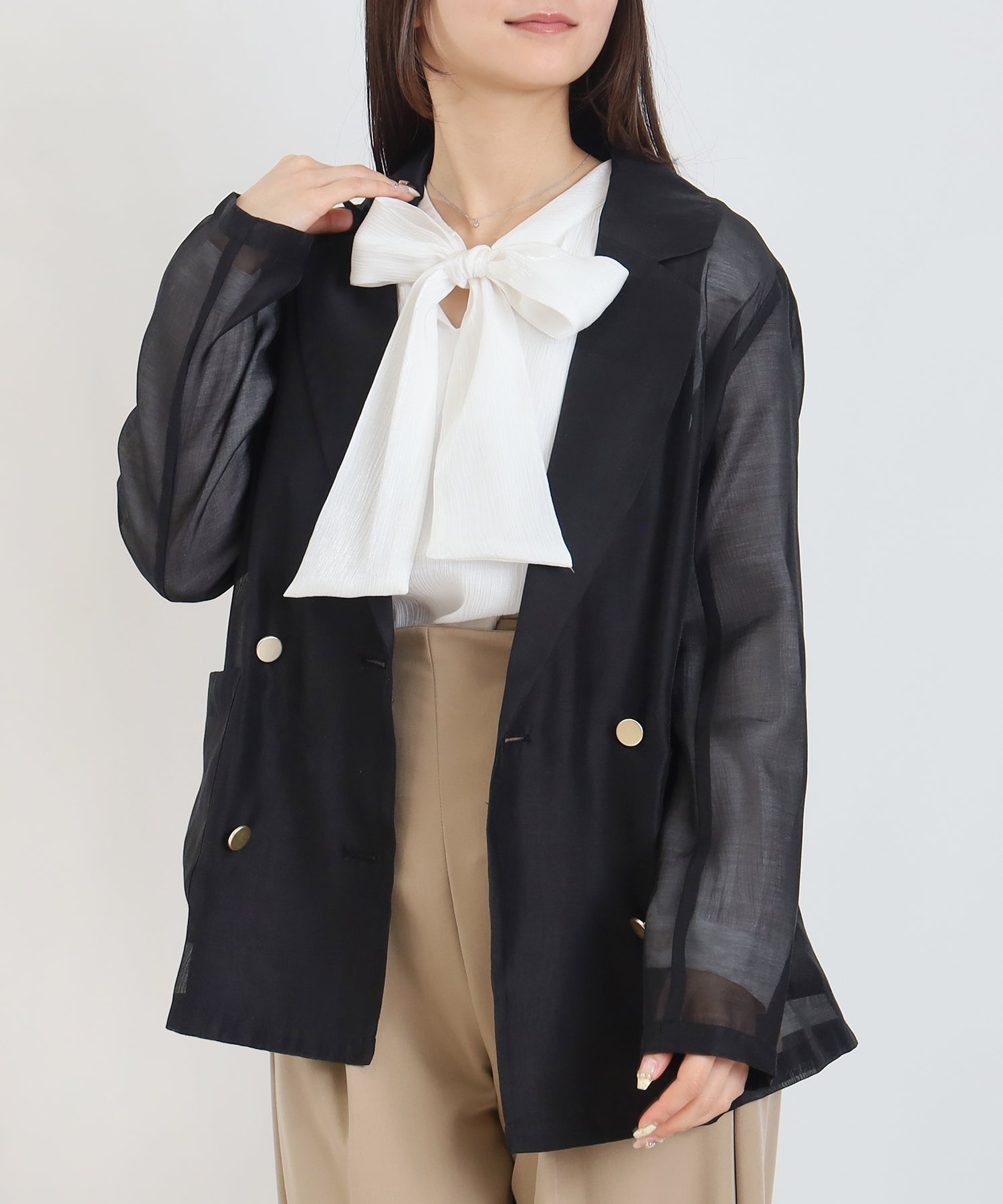 ブラック model:160㎝ 着用サイズ:M