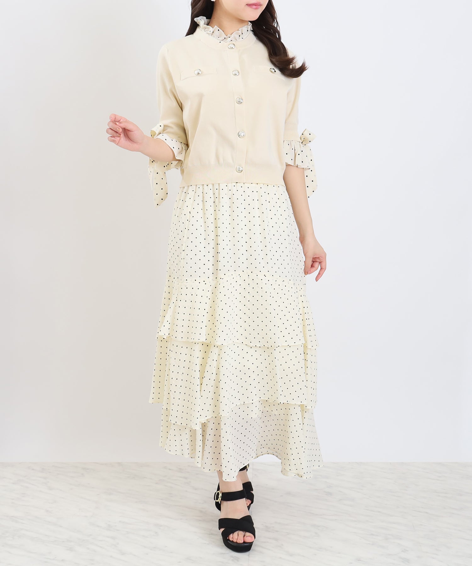 アイボリー model:156cm 着用サイズ:M
