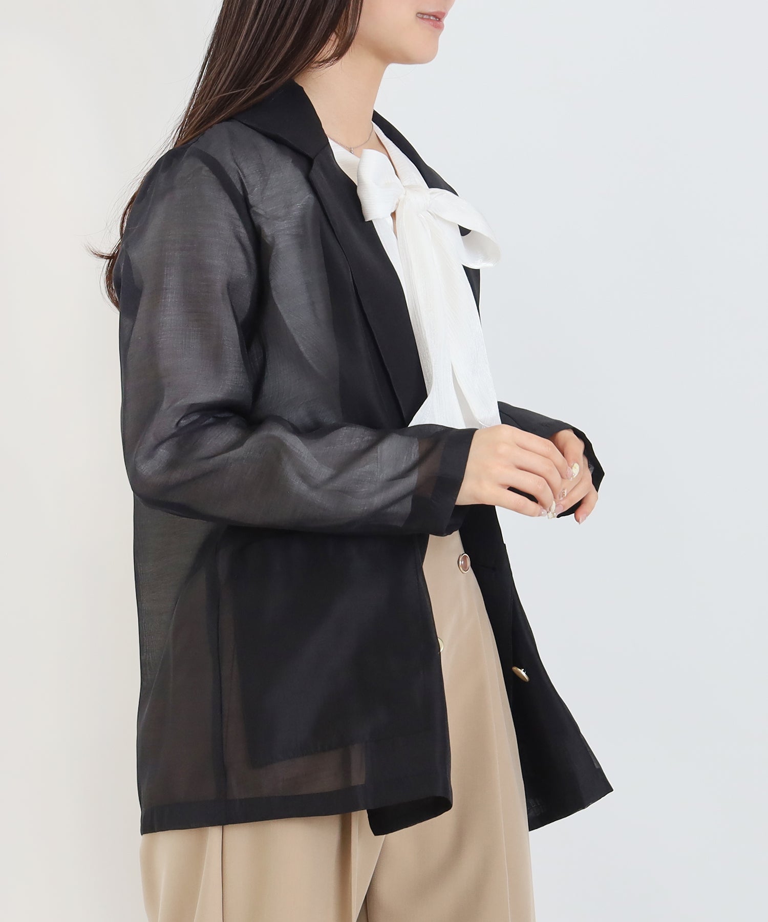 ブラック model:160㎝ 着用サイズ:M