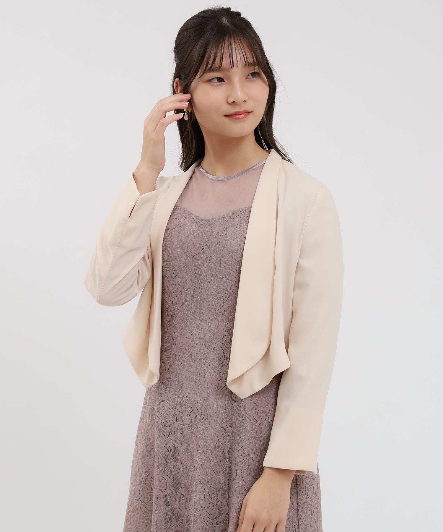 ベージュ model:160 着用サイズ:M