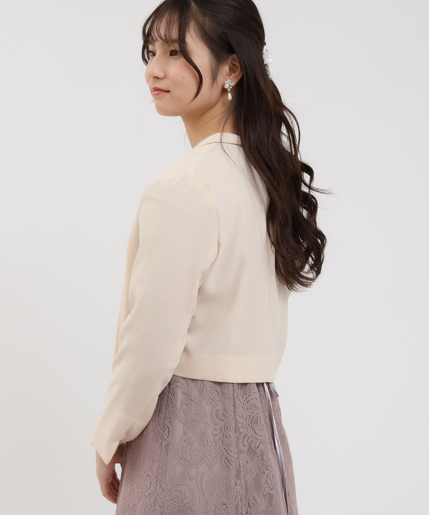 ベージュ model:160 着用サイズ:M
