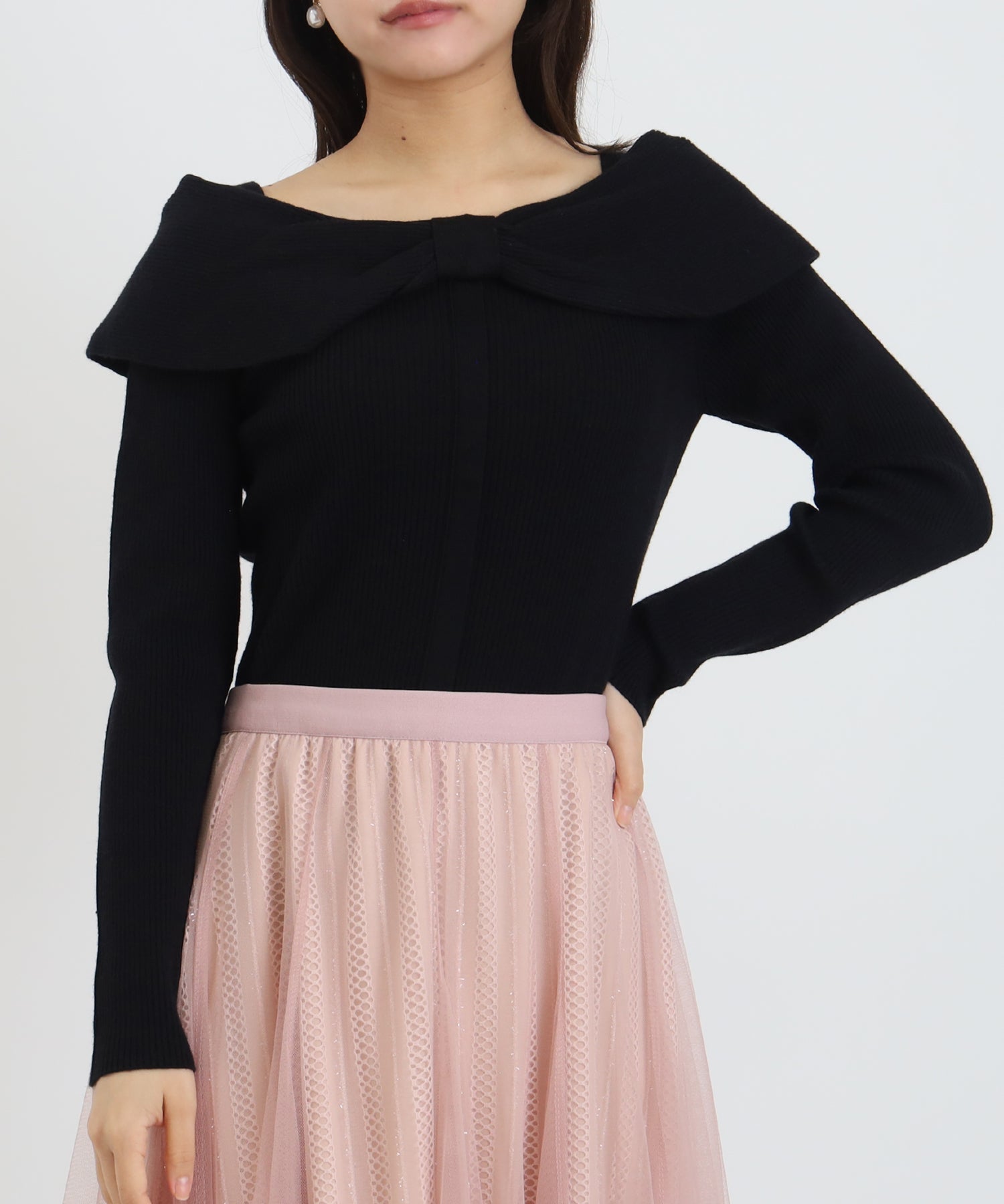 ブラック model:156 着用サイズ:M