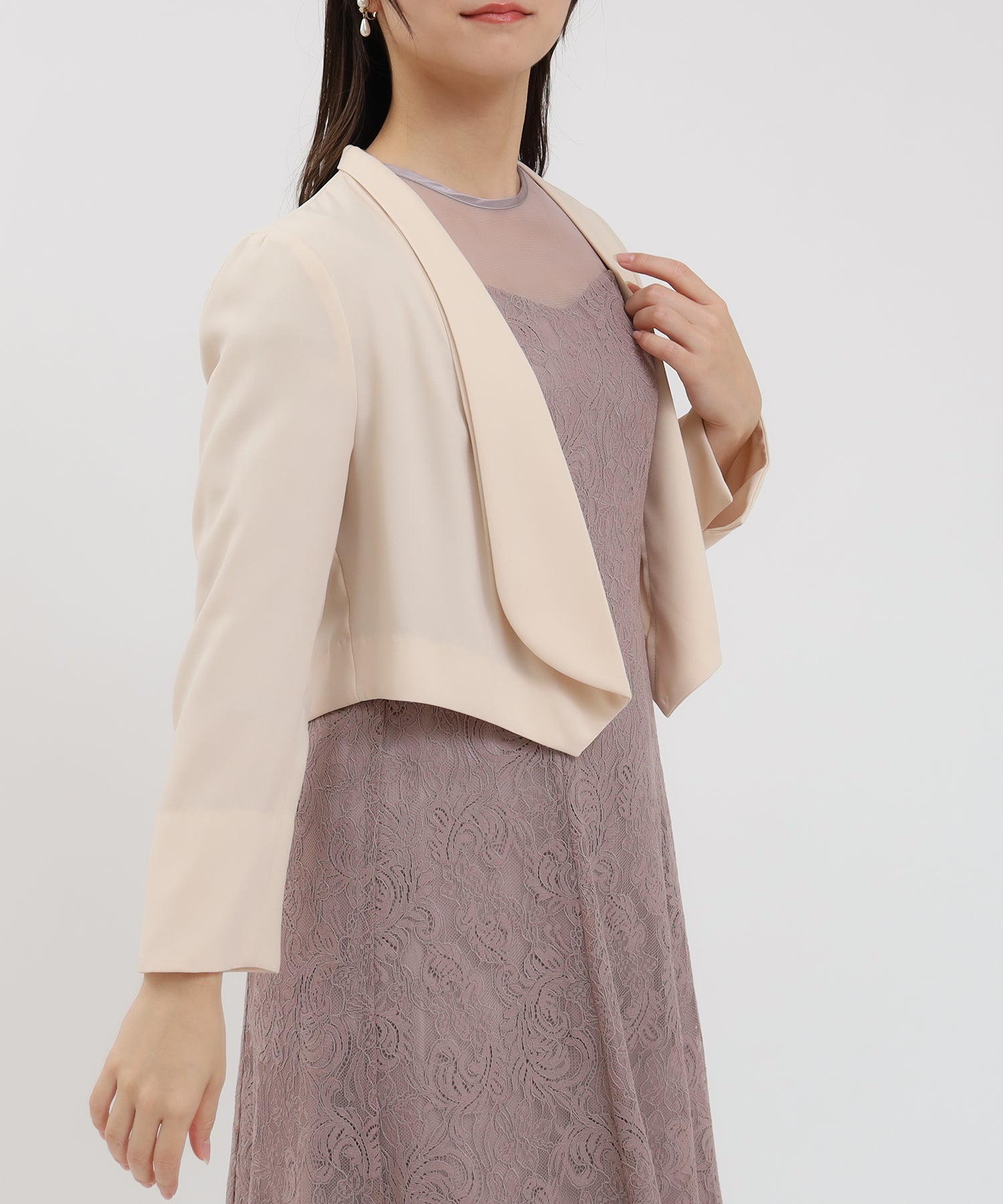 ベージュ model:160 着用サイズ:M
