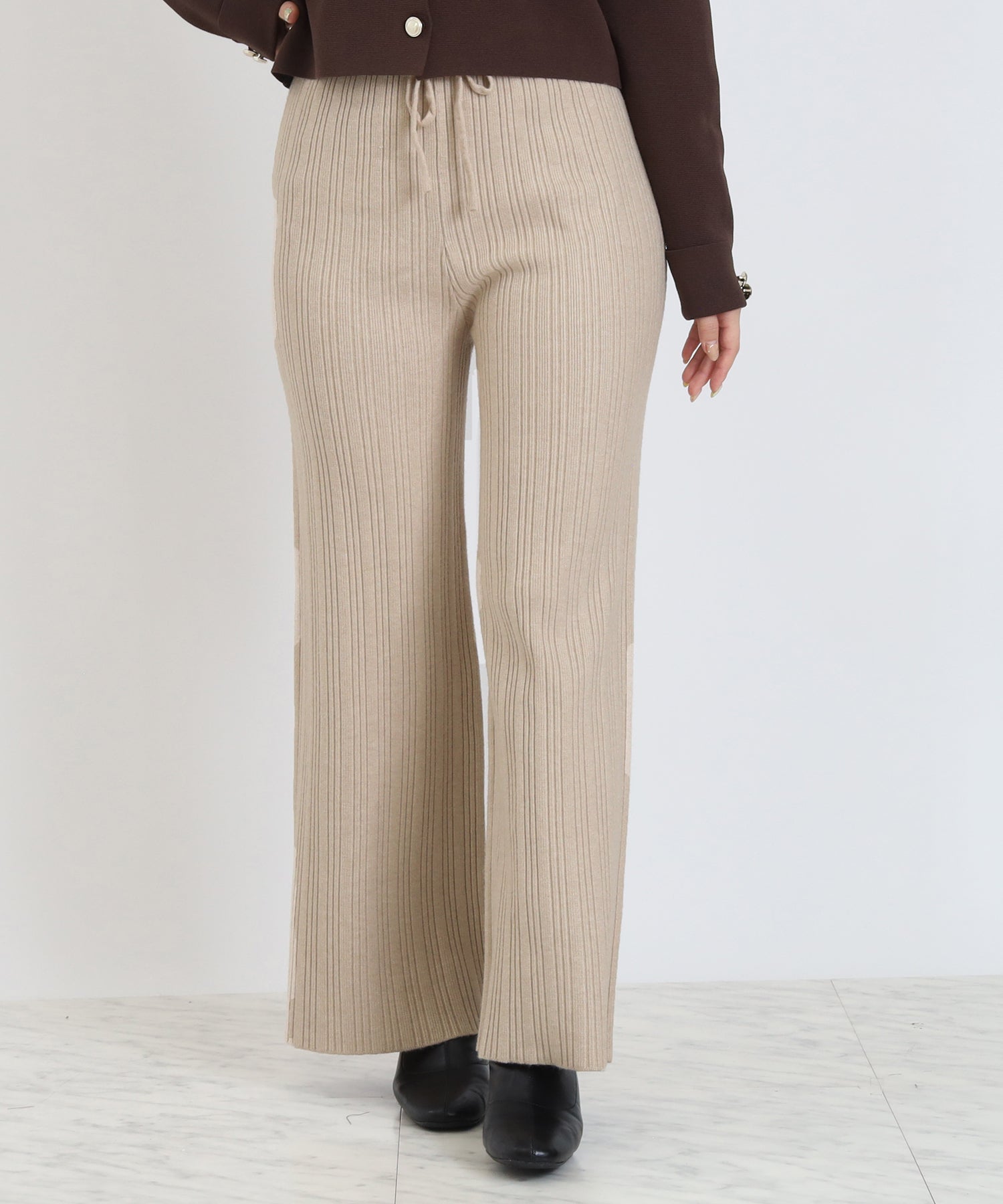 ベージュ model:160cm 着用サイズ:M