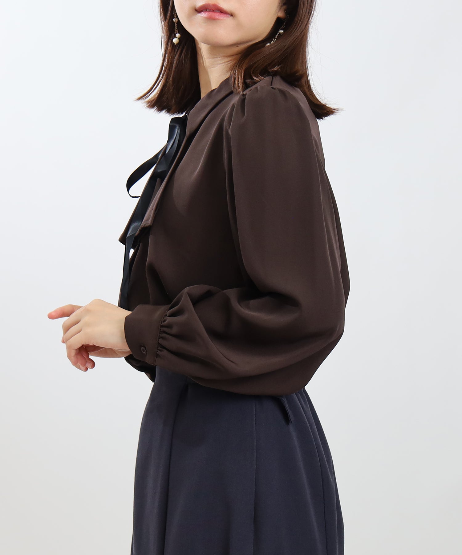 ブラウン model:156㎝ 着用サイズ:S
