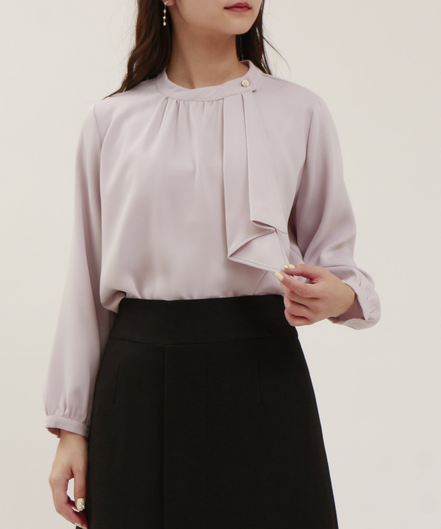 ピンクベージュ model:160cm/骨格ウェーブ 着用サイズ:M