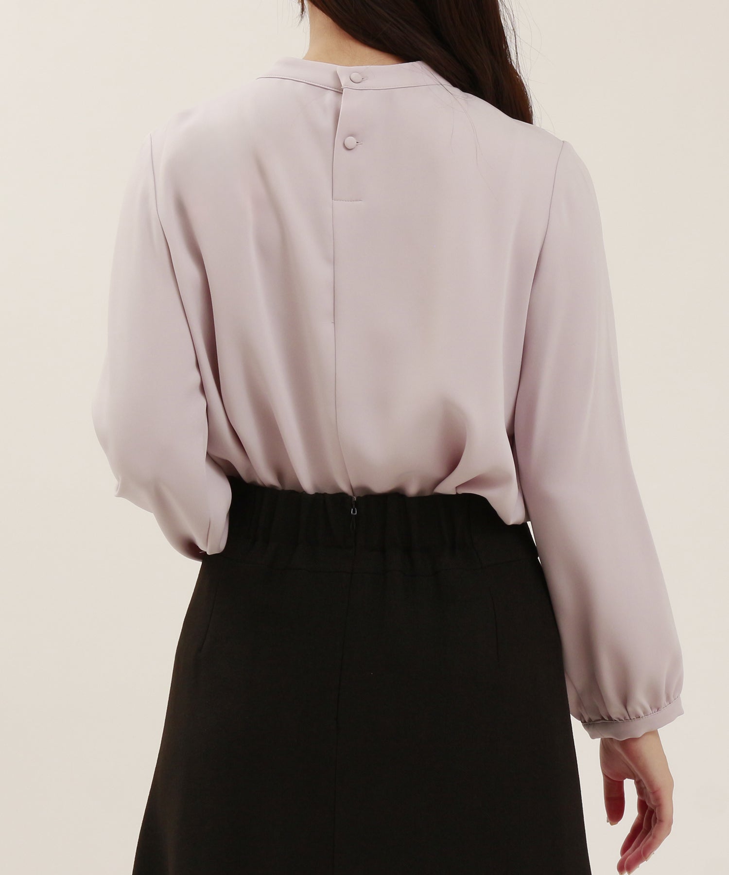 ピンクベージュ model:160cm/骨格ウェーブ 着用サイズ:M