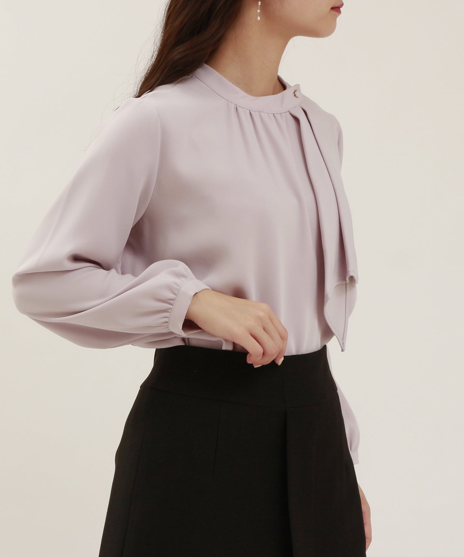 ピンクベージュ model:160cm/骨格ウェーブ 着用サイズ:M