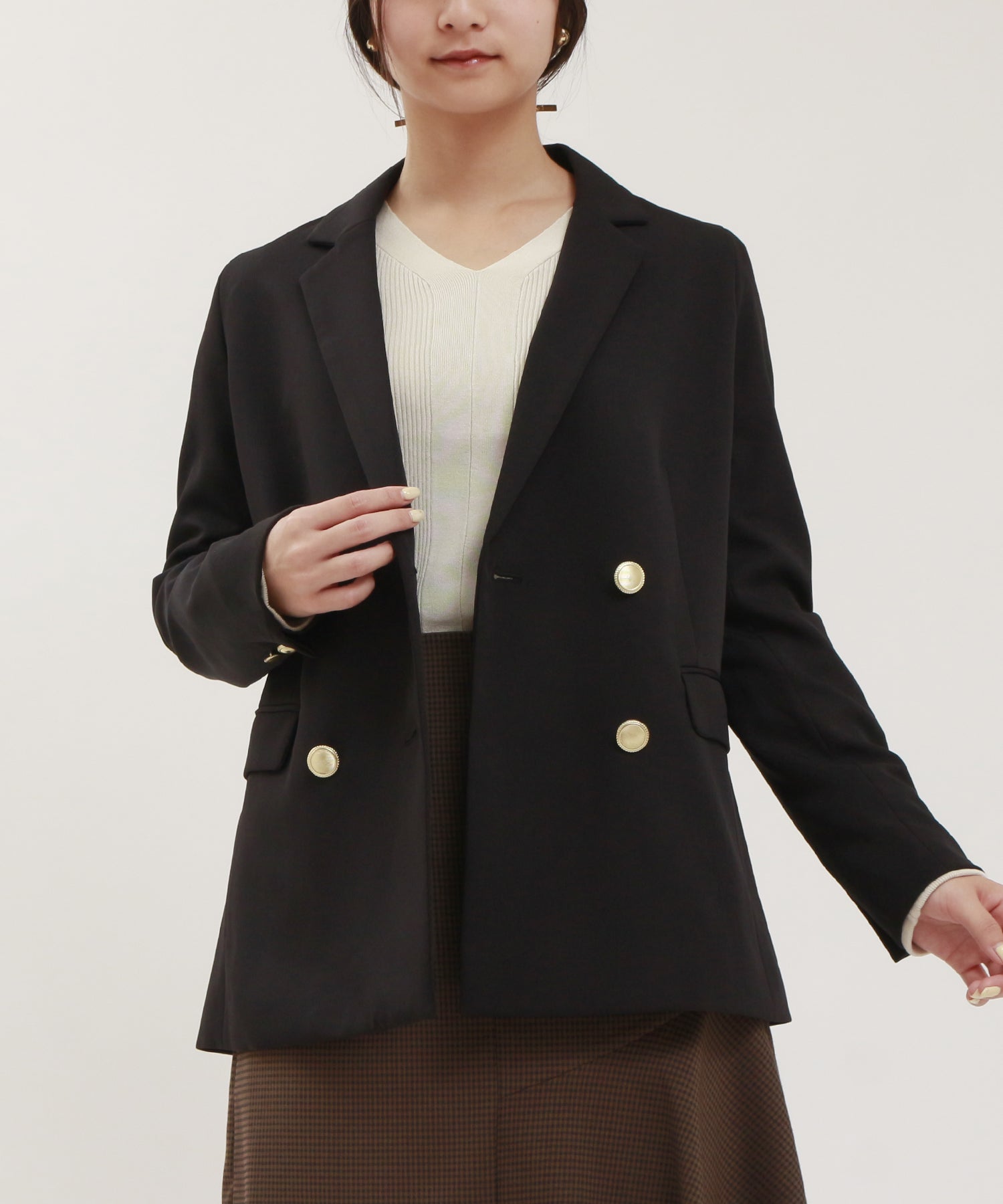 ブラック model:160 着用サイズ:M