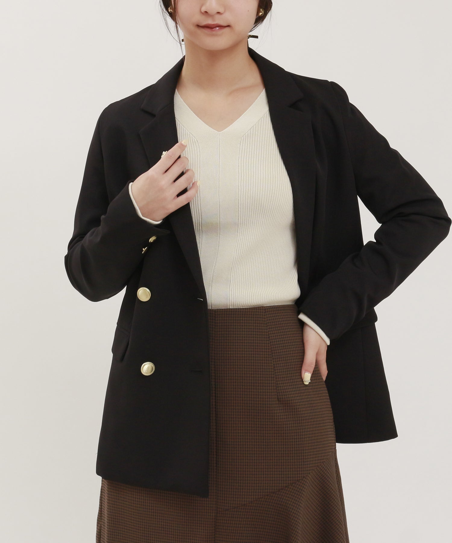 ブラック model:160 着用サイズ:M