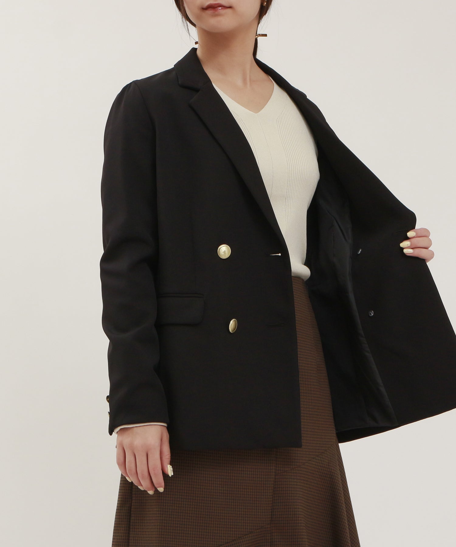 ブラック model:160 着用サイズ:M