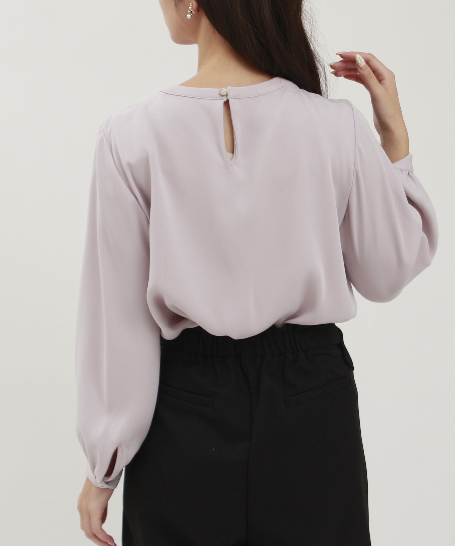 ピンクベージュ model:160cm/骨格ウェーブ 着用サイズ:M