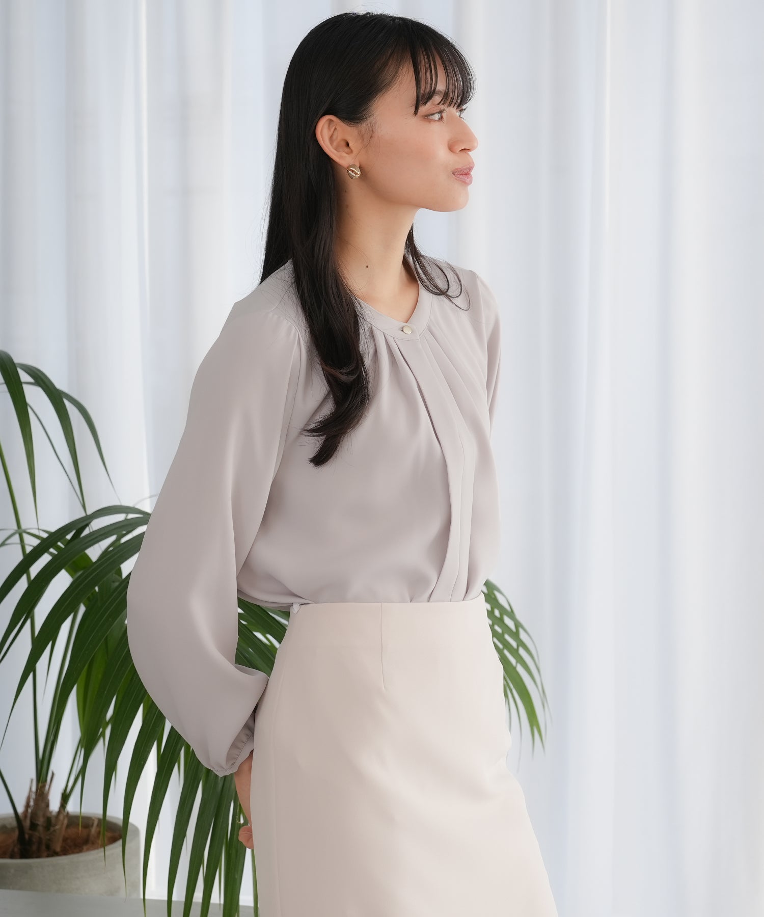 ラベンダー model:165cm 着用サイズ:M